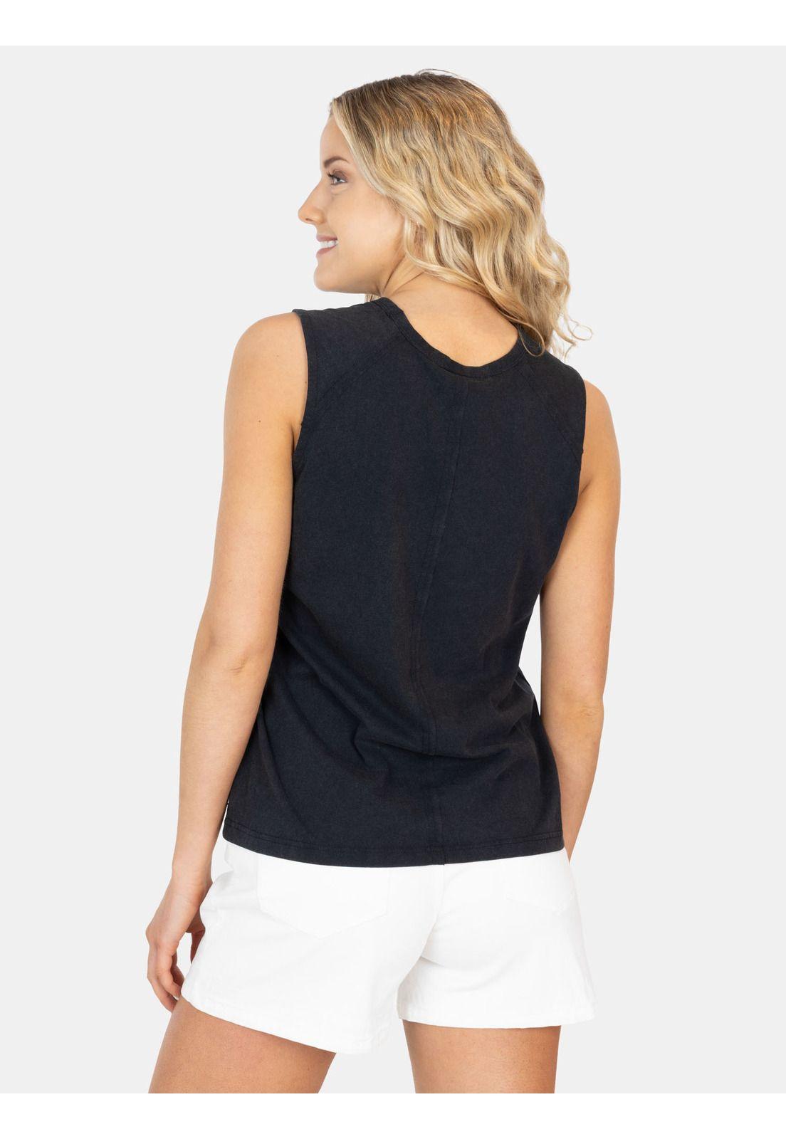 Polera SM Liko Negro Mujer Maui And Sons-1