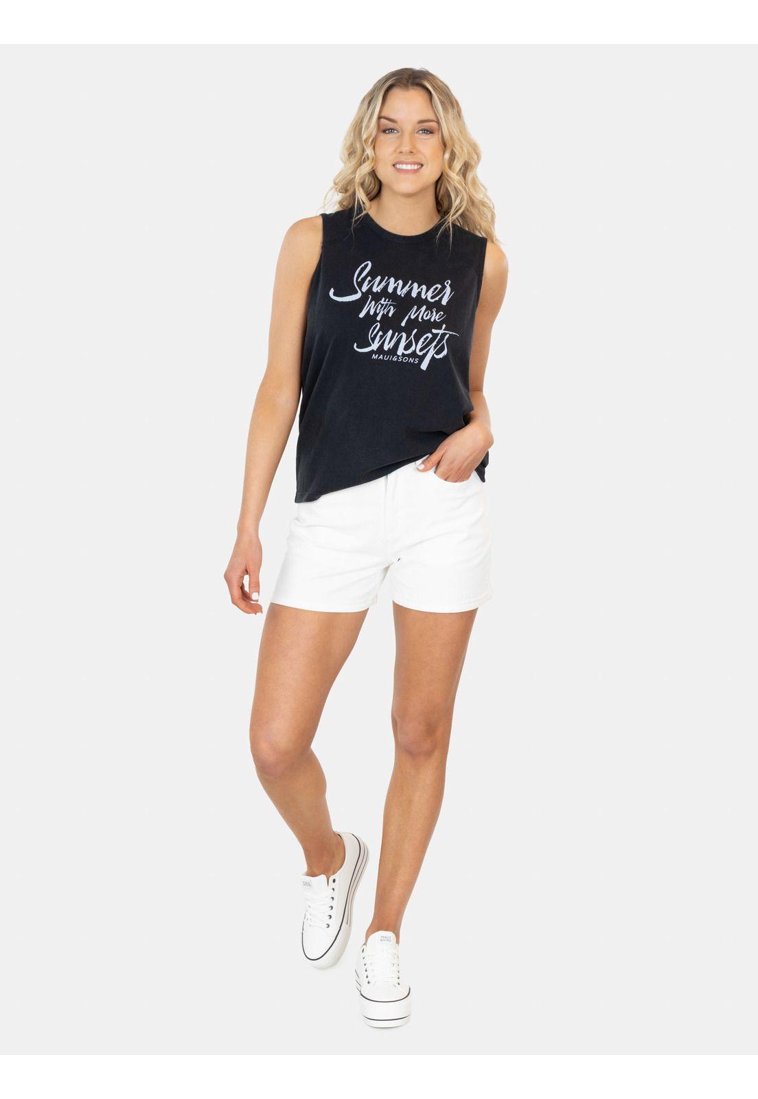 Polera SM Liko Negro Mujer Maui And Sons-3