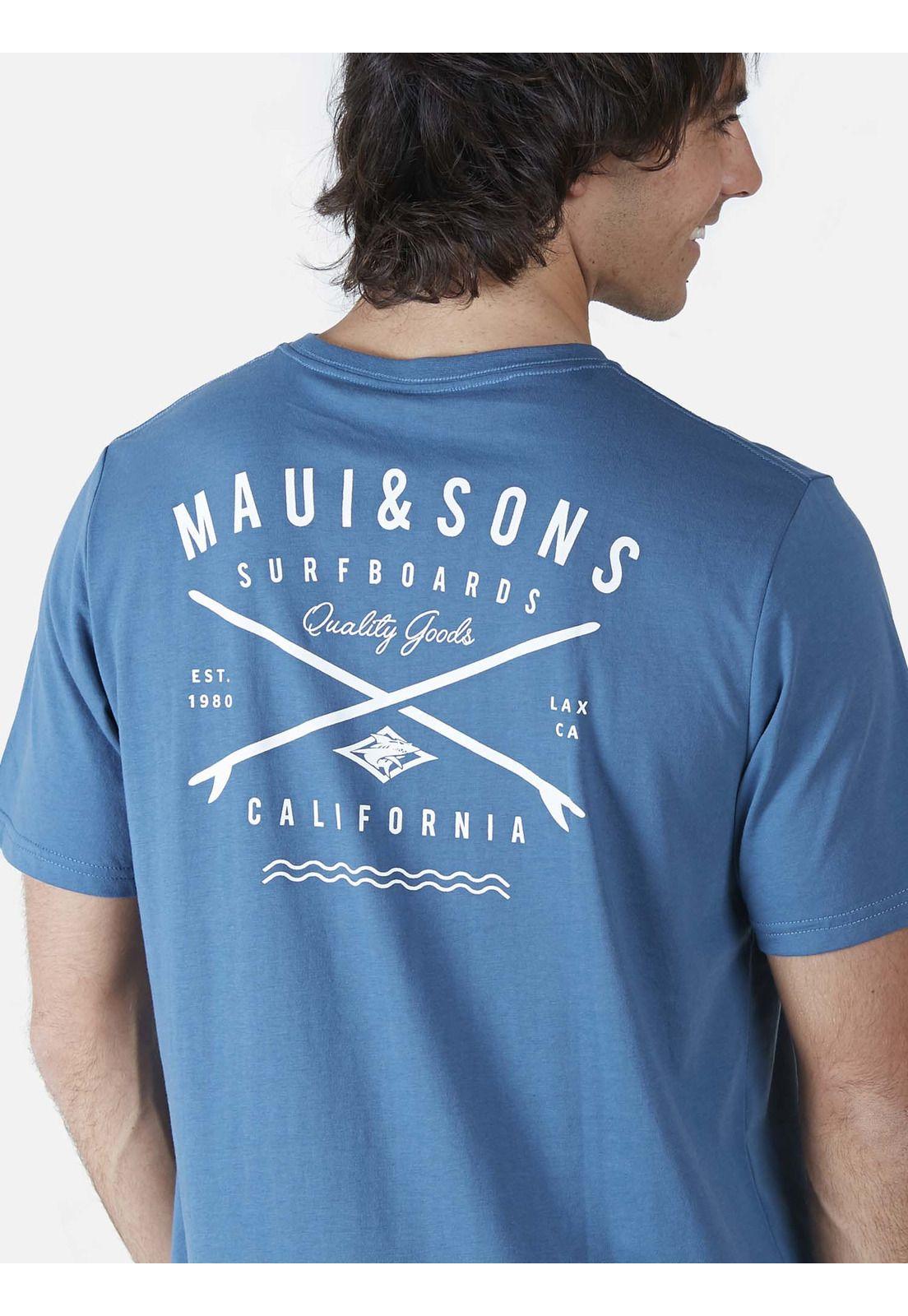 Polera  Hombre Azul 5P359-MV22 Maui And Sons-2