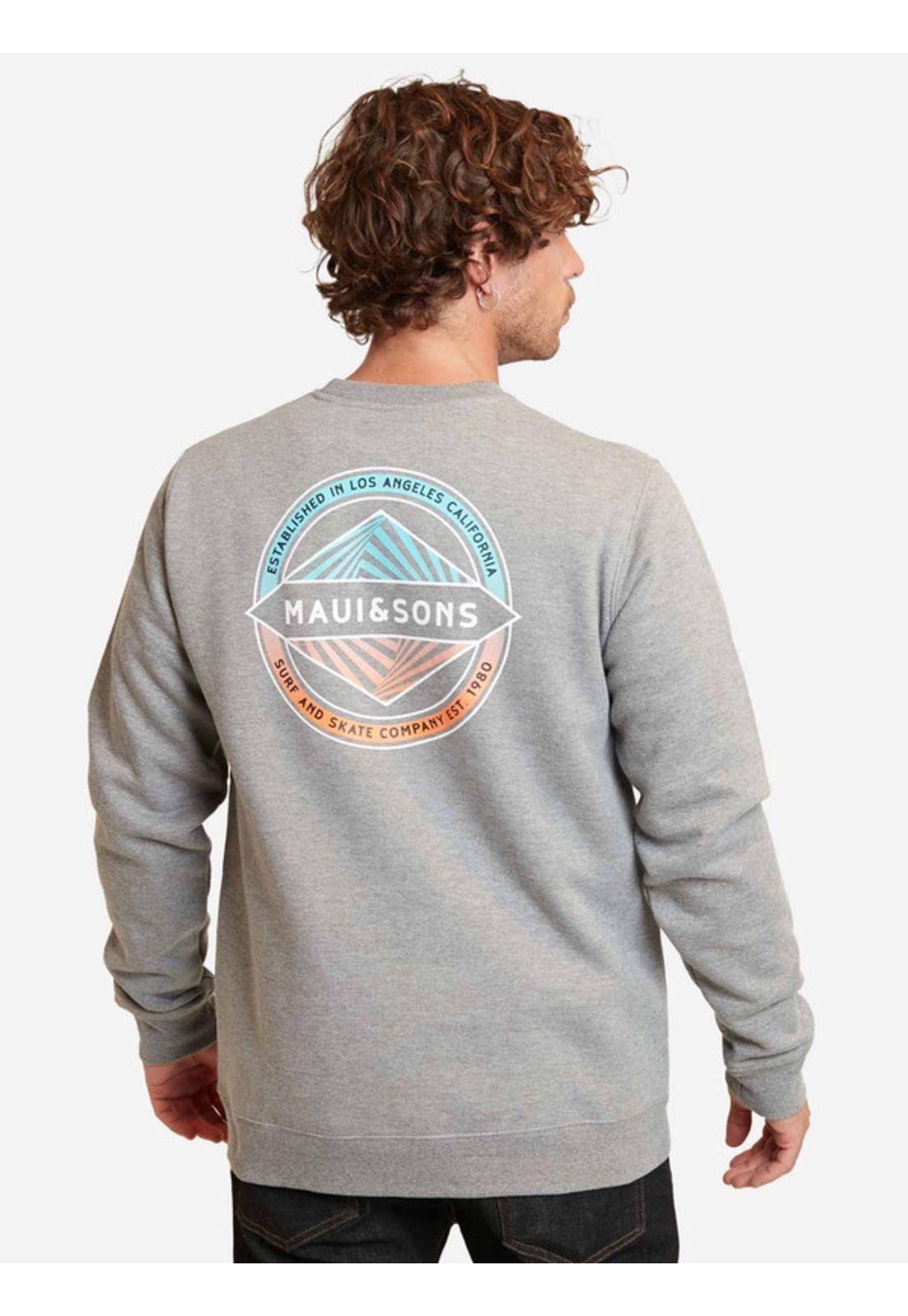 Poleron Surf And Skate Company Crew Gris Maui And Sons-1