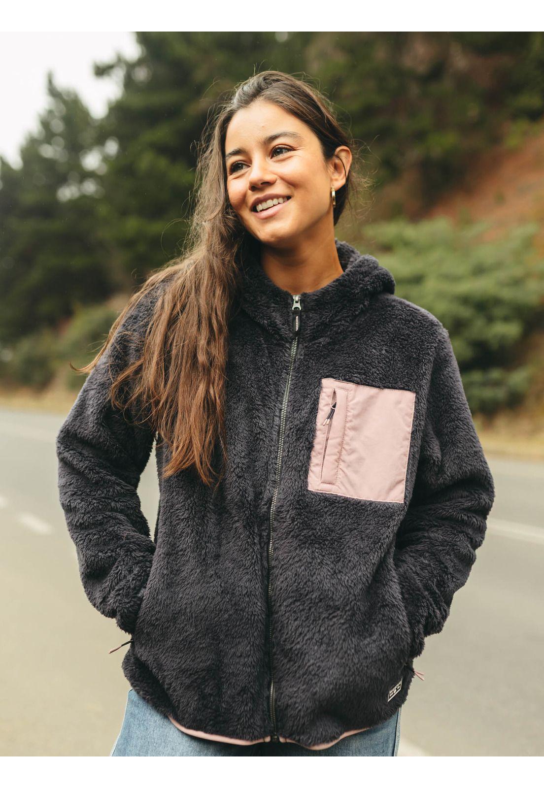 Poleron FZ Mojito Gris Mujer Maui And Sons-0