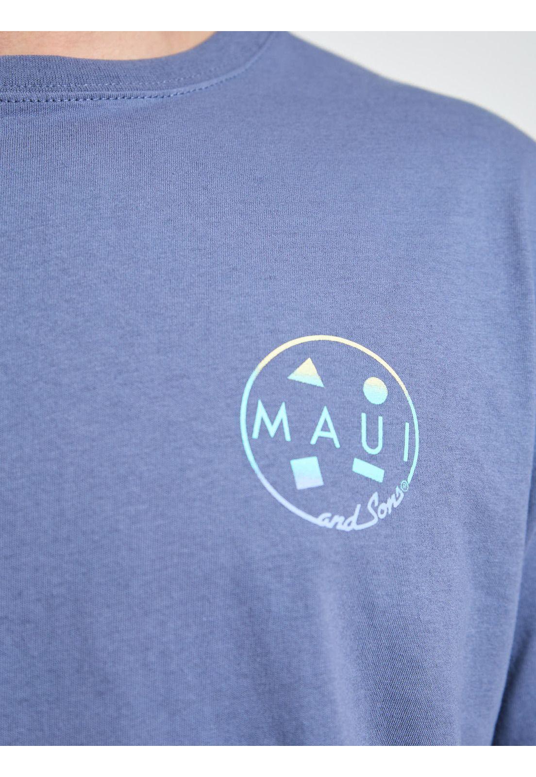 Polera MC Gradient Celeste Hombre Maui and Sons-5