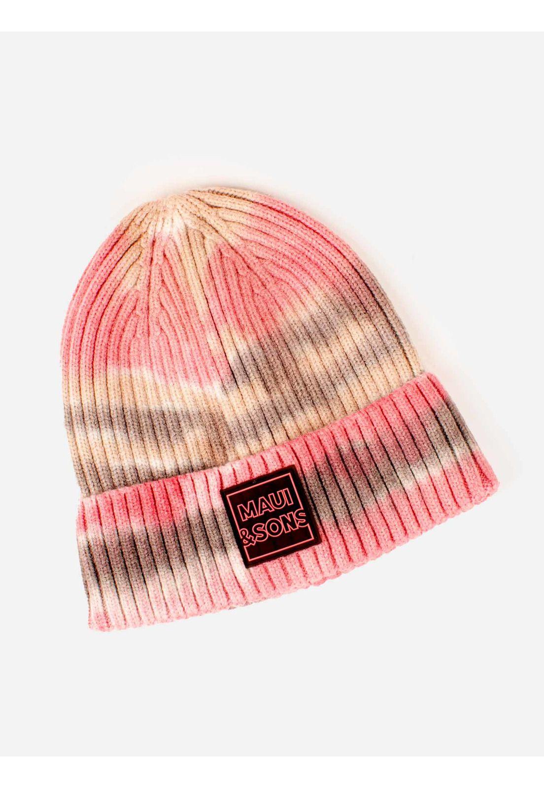 Gorro Lines Mujer Rosado Maui And Sons-0