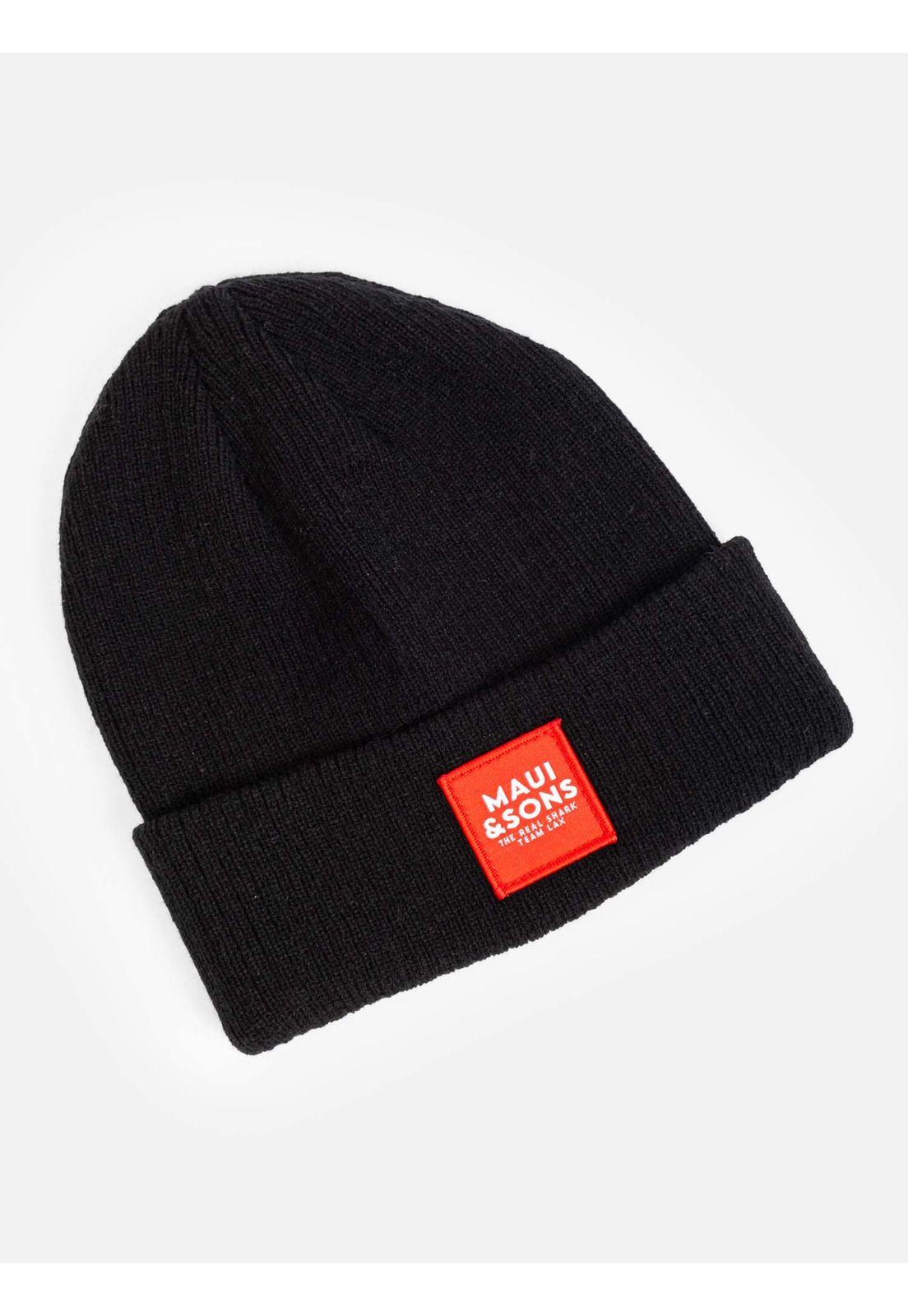 Gorro The Og Shark Team Beanie Negro Niño Maui And Sons-1