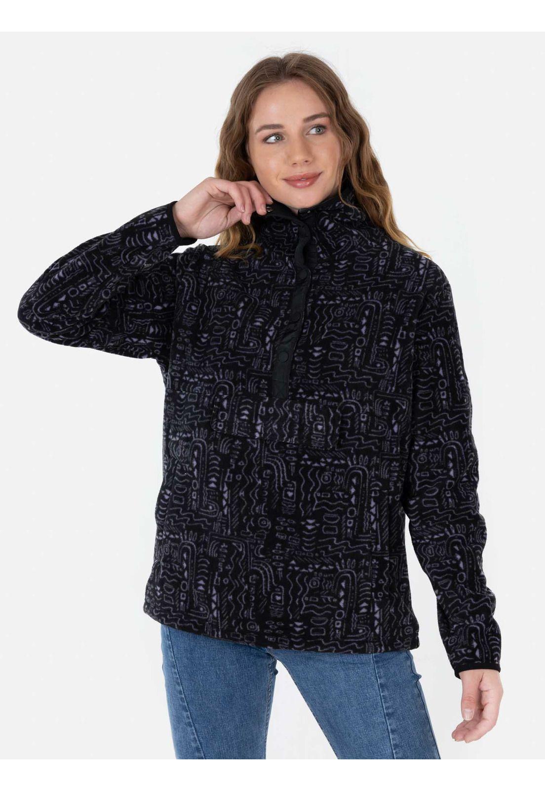 Poleron GREKA MICROPOLAR Mujer Multicolor Maui and Sons-0
