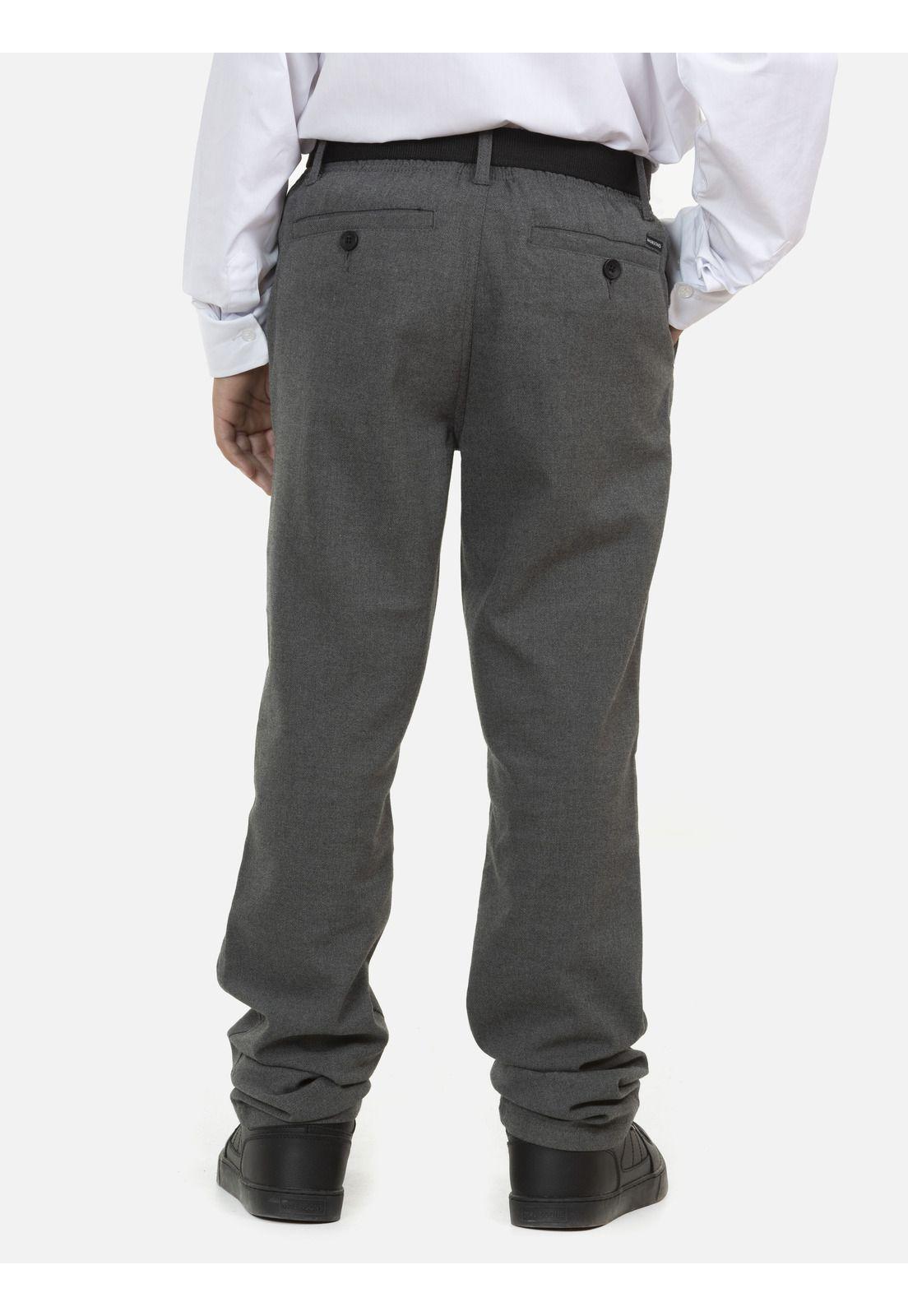 Pantalon Escolar Skinny Juvenil Gris Maui and Sons-1