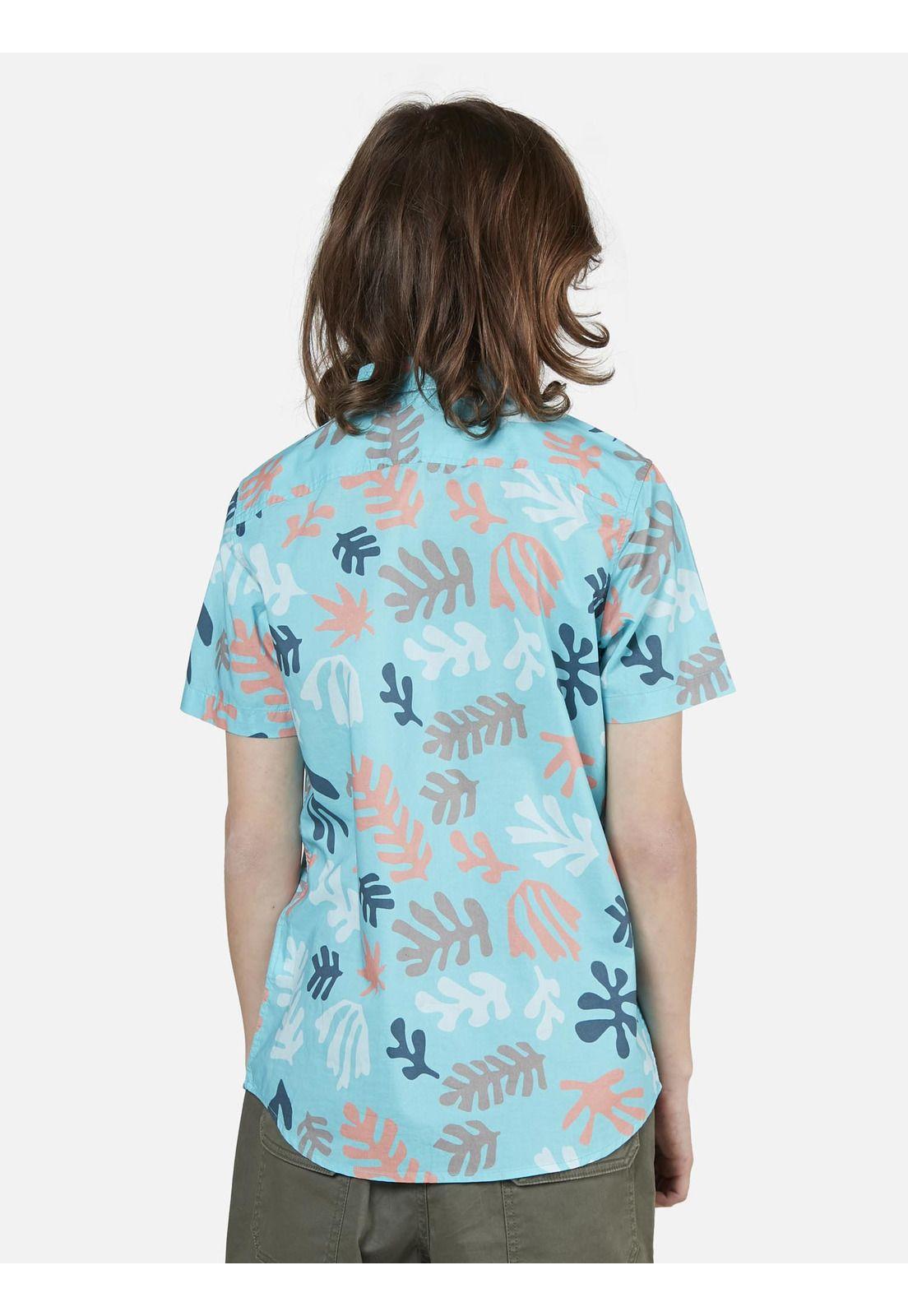Camisa Juvenil Turquesa 5C940-MV22 Maui and Sons-1
