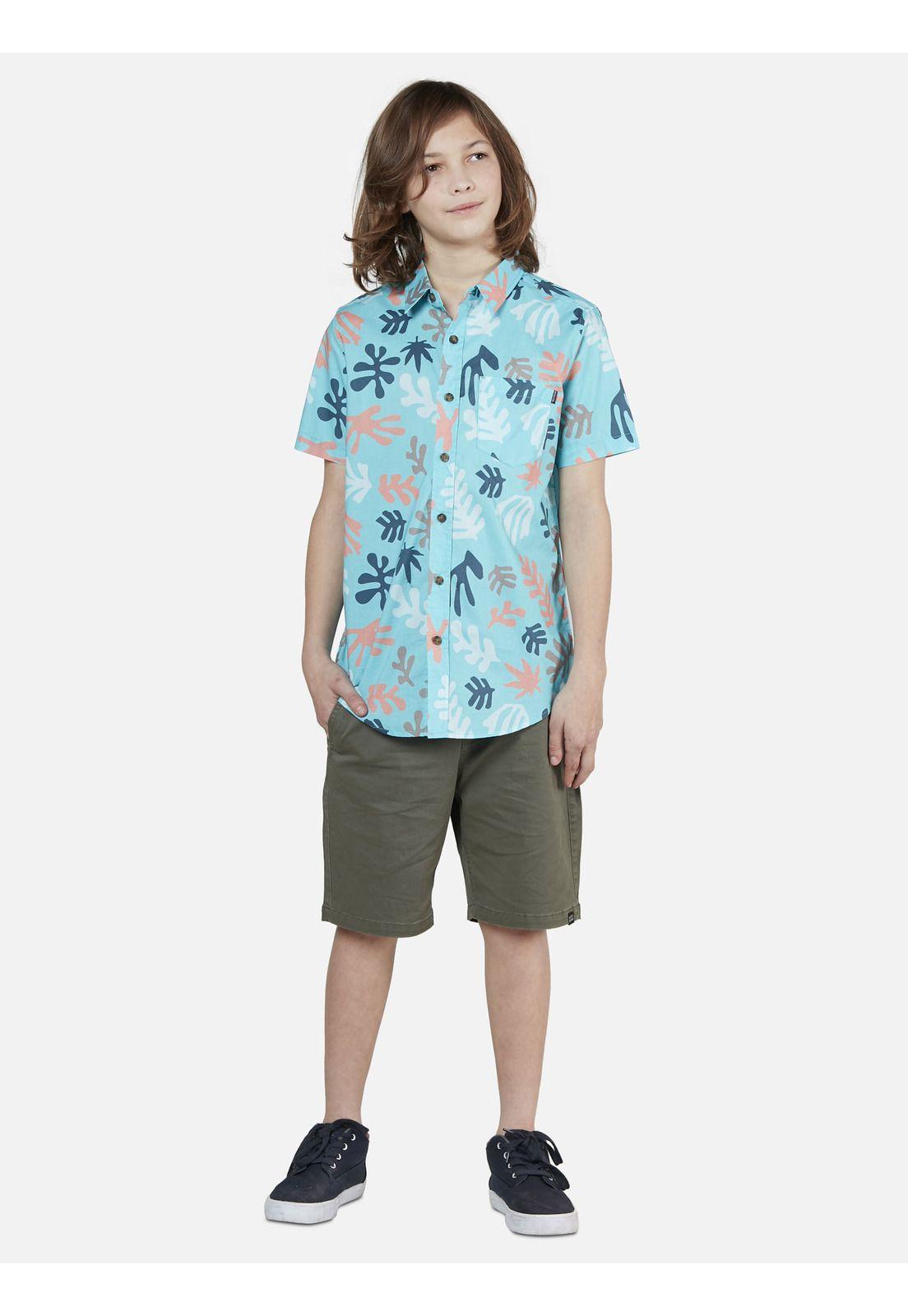Camisa Juvenil Turquesa 5C940-MV22 Maui and Sons-3