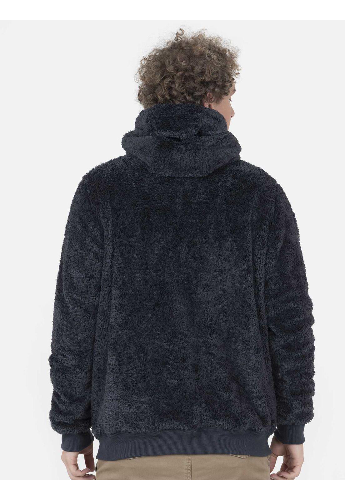 Poleron Hombre CLASSIC SHERPA STREET Gris Maui and Sons-1