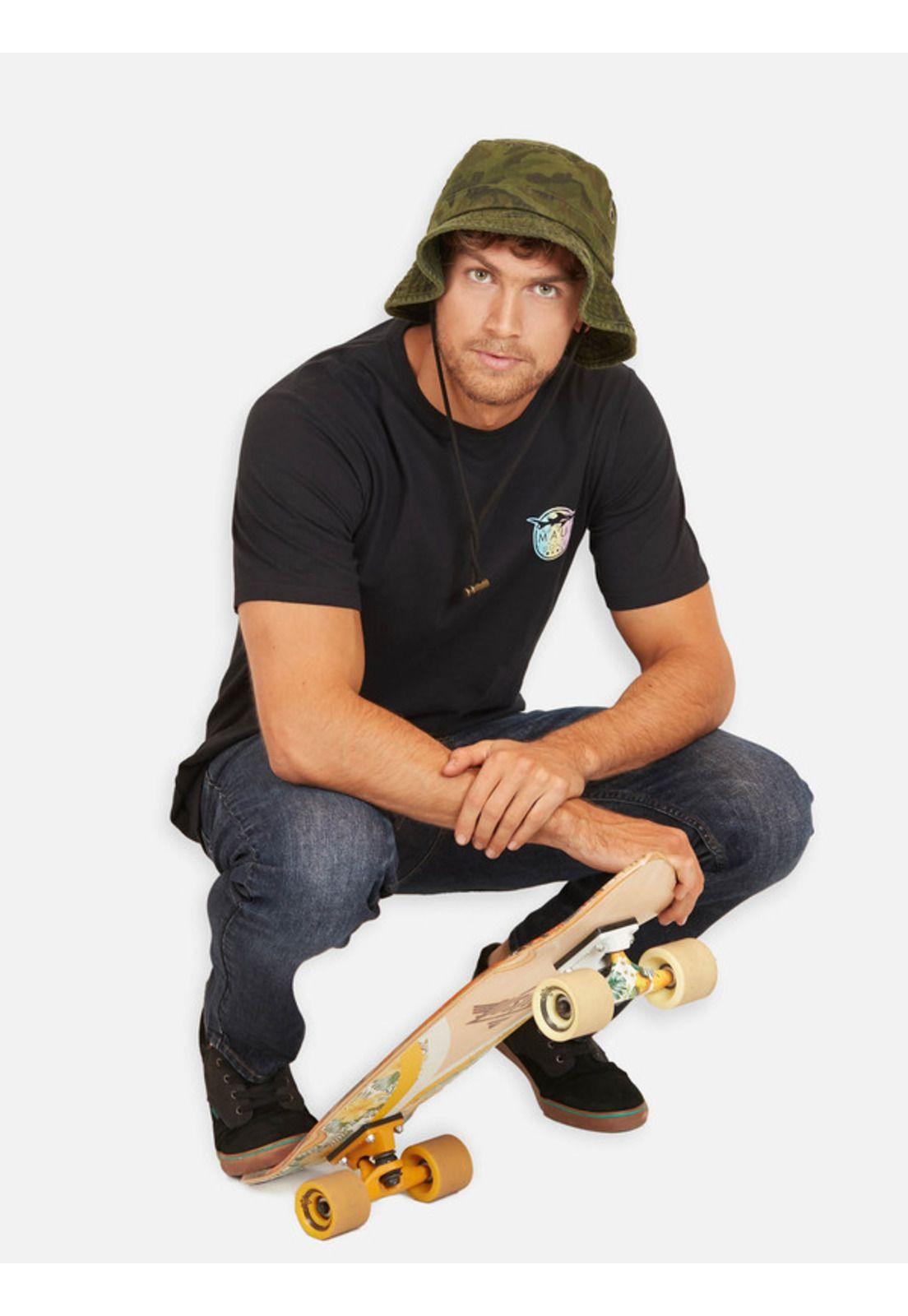 Polera Cookie Classic Shark Tees Organic Hombre Negro Maui And Sons-3