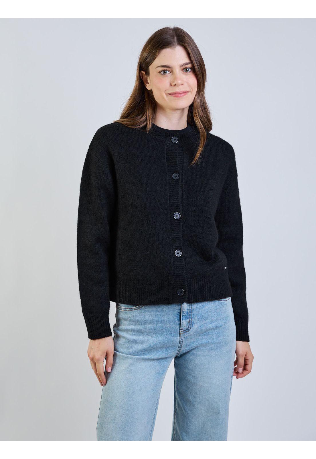 Sweater Arida Negro Mujer Maui And Sons-0