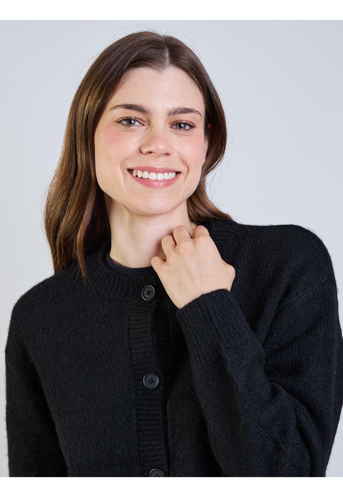 Sweater Arida Negro Mujer Maui And Sons-3