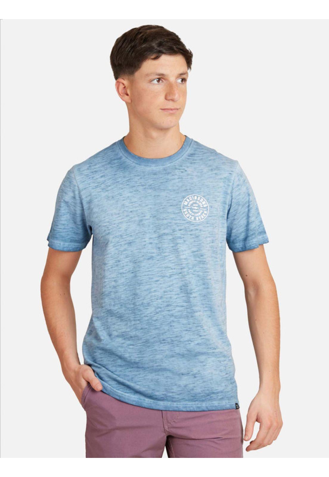 Polera Southbeach Last Juvenil Hombre Azul Maui And Sons-0