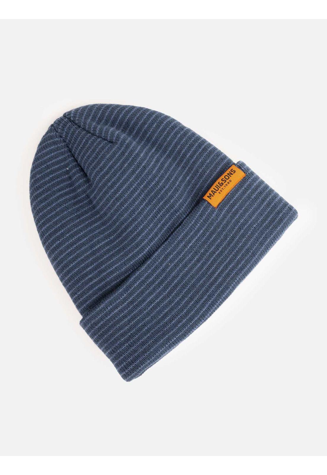 Gorro Fisherman Hombre Azul Maui And Sons-0
