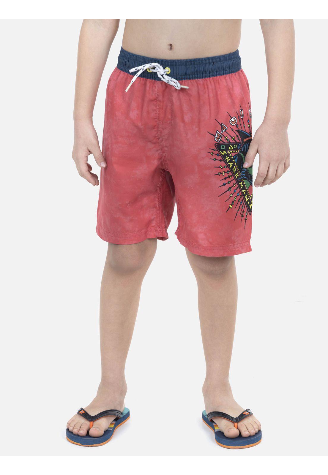 Traje de Baño Niño 5T1130-KV22 Rojo Maui and Sons-0