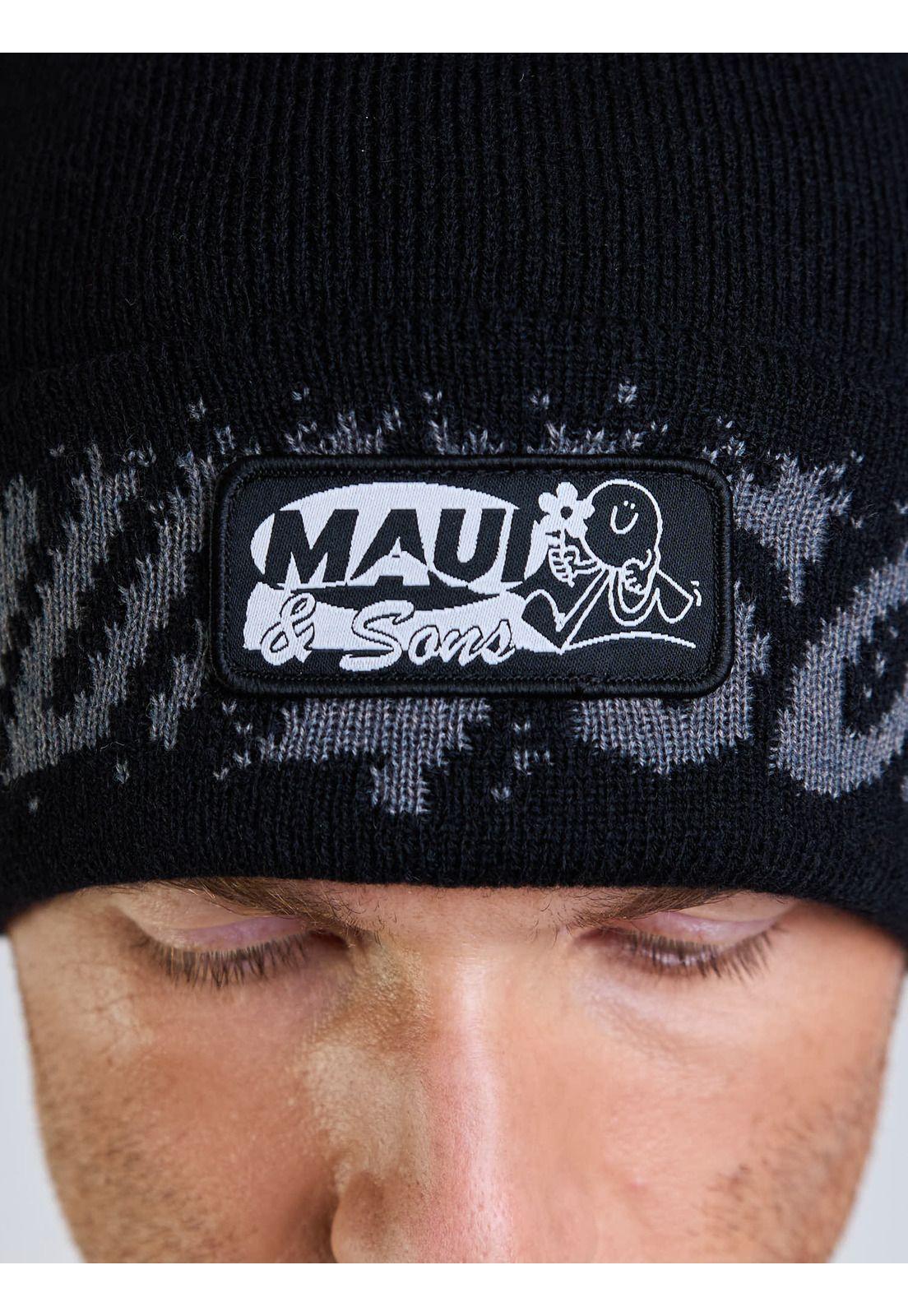 Gorro Happy Day Negro Hombre Maui And Sons-3