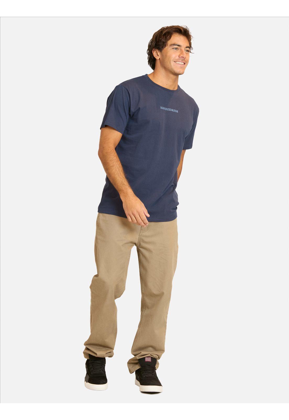Polera MC Fipuni Azul Hombre Maui And Sons-3