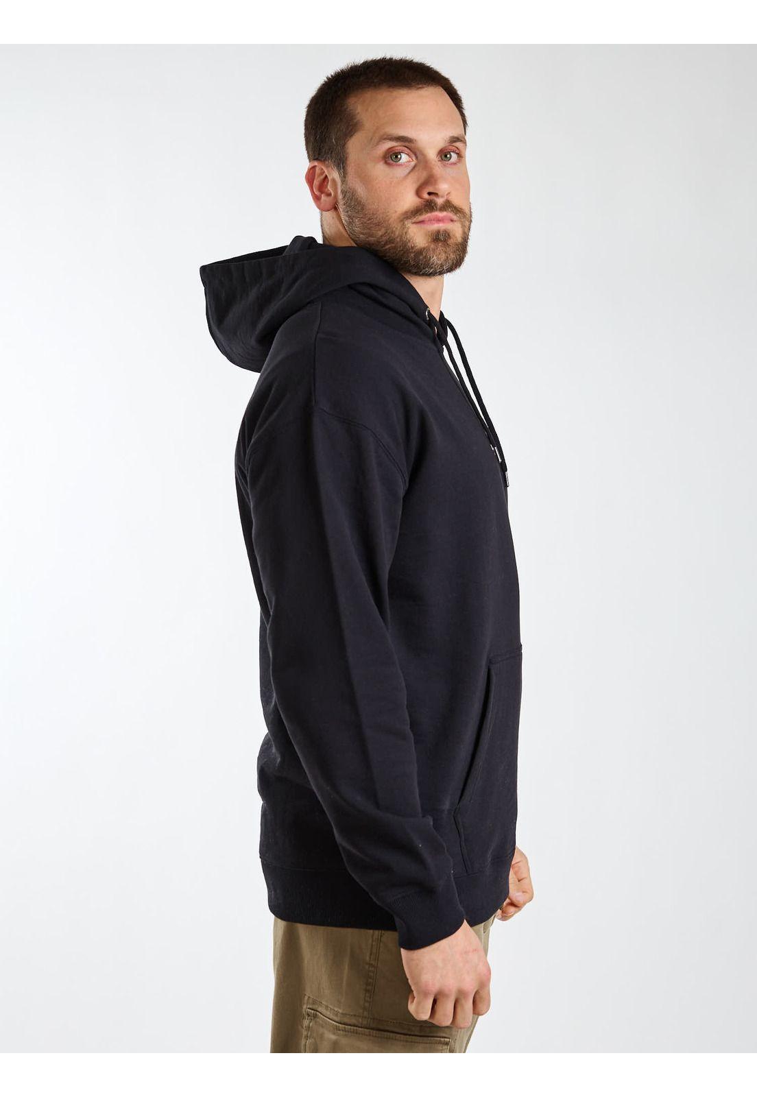 Poleron Canguro Night Core Negro Hombre Maui and Sons-2