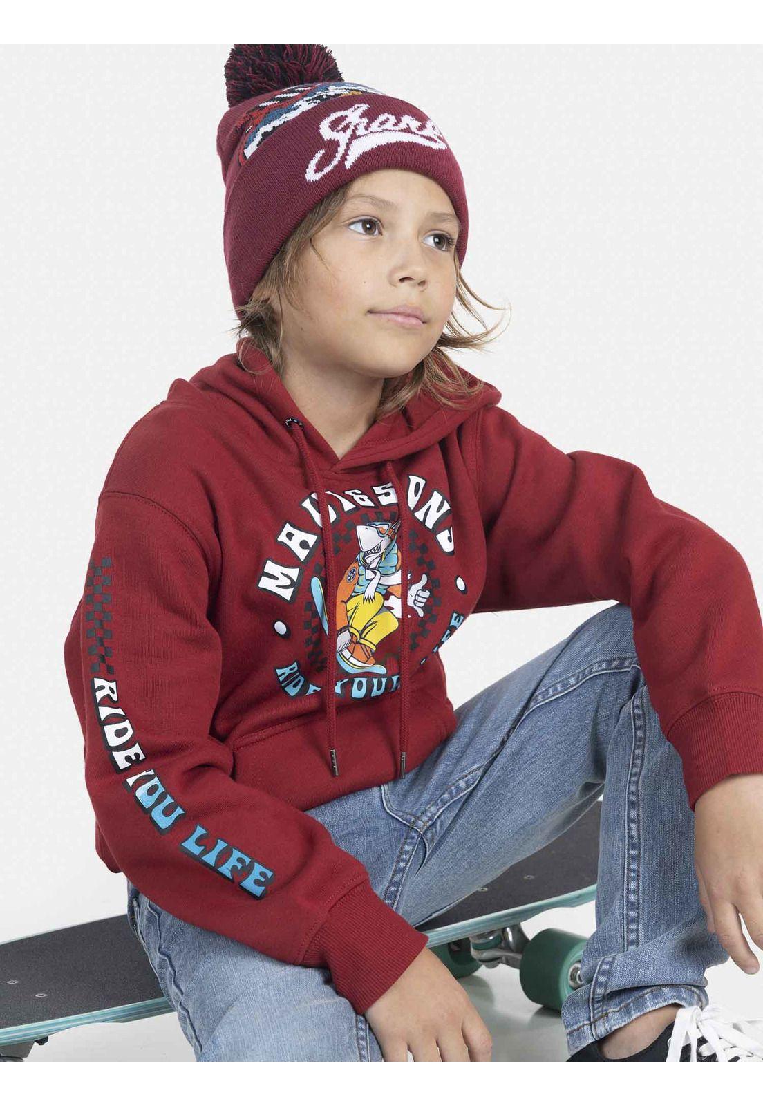 Poleron Niño 5O1552 Rojo Maui and Sons-3