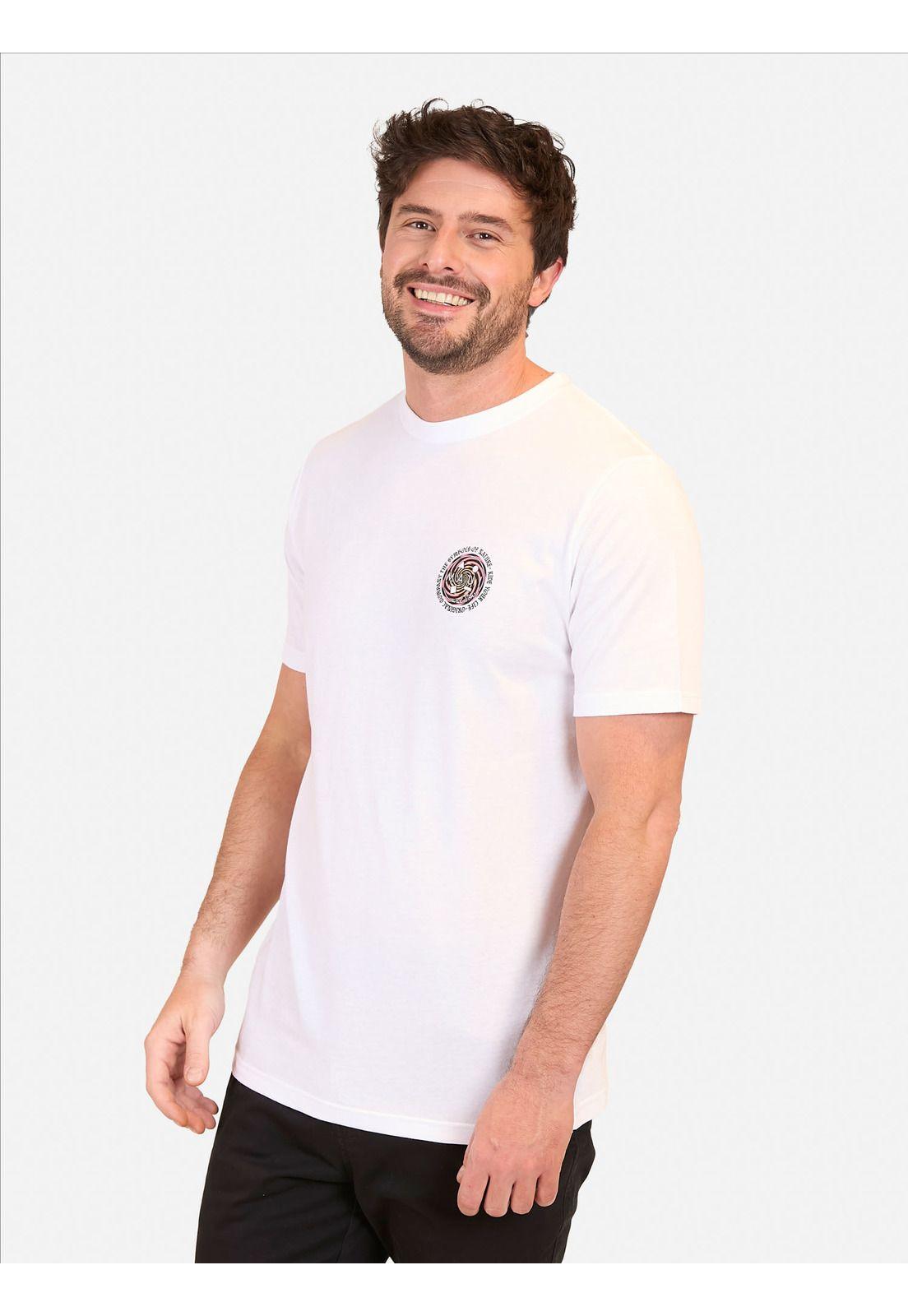 Polera MC Asphalt Aspen Blanco Hombre Maui And Sons-0