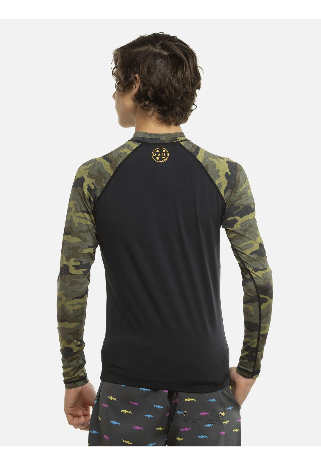 Polera Juvenil 5P1337-MV21 Negro Maui and Sons-1