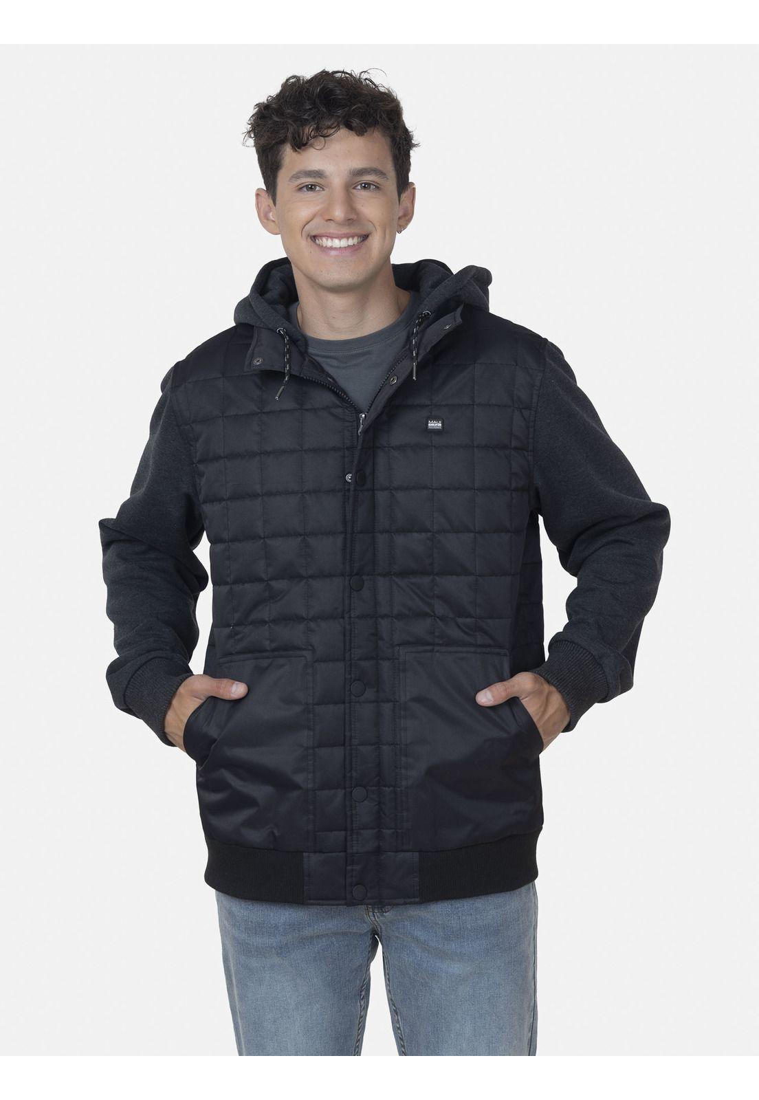 Casaca Hombre BLACK BOMBER Negro Maui and Sons-0