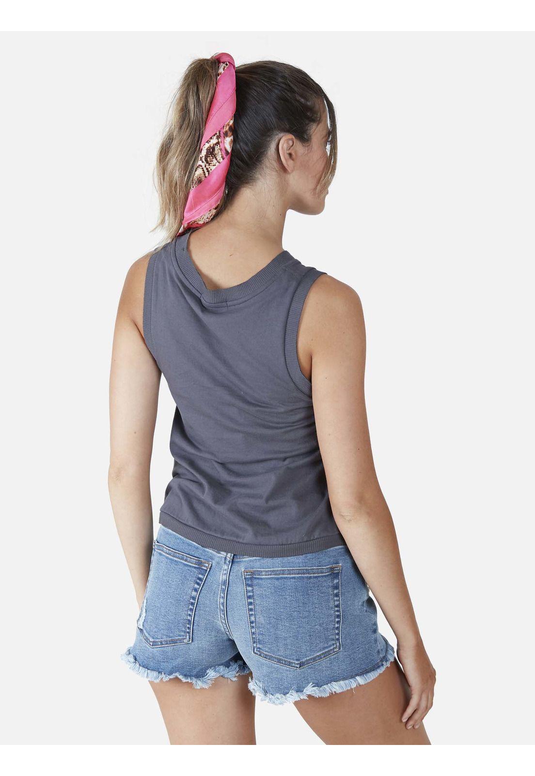 Polera  Mujer Gris Oscuro 5P547-WV22 Maui And Sons-1