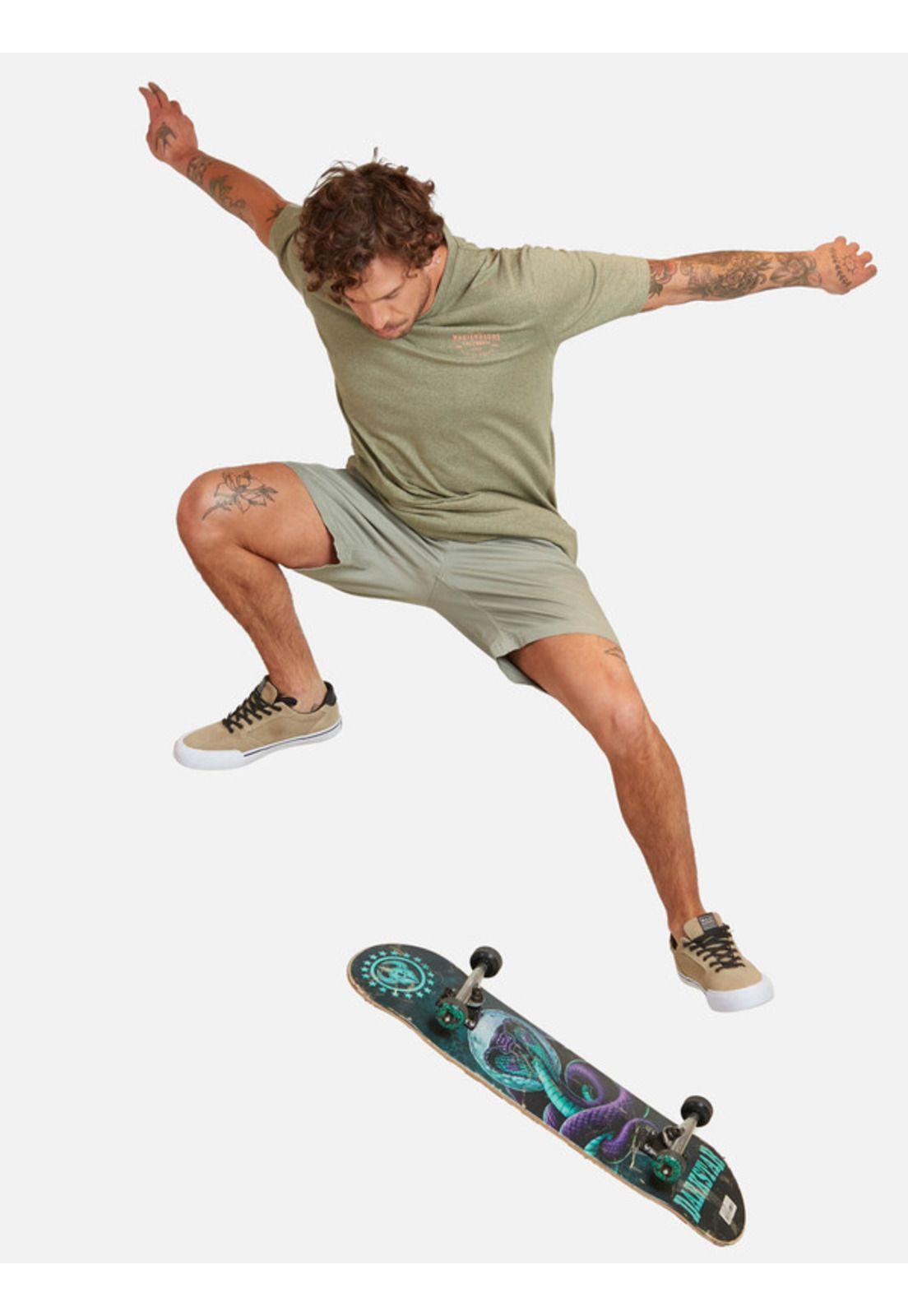Polera Symbol Nature 10 Hombre Verde Maui And Sons-3