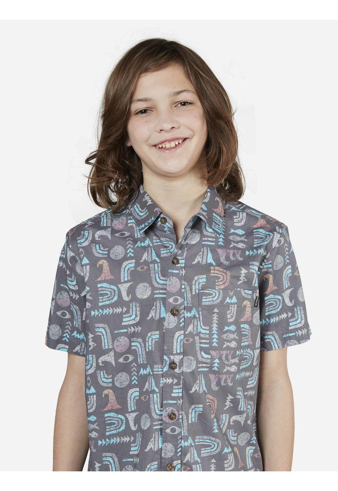 Camisa Juvenil Gris Oscuro 5C936-MV22 Maui and Sons-2