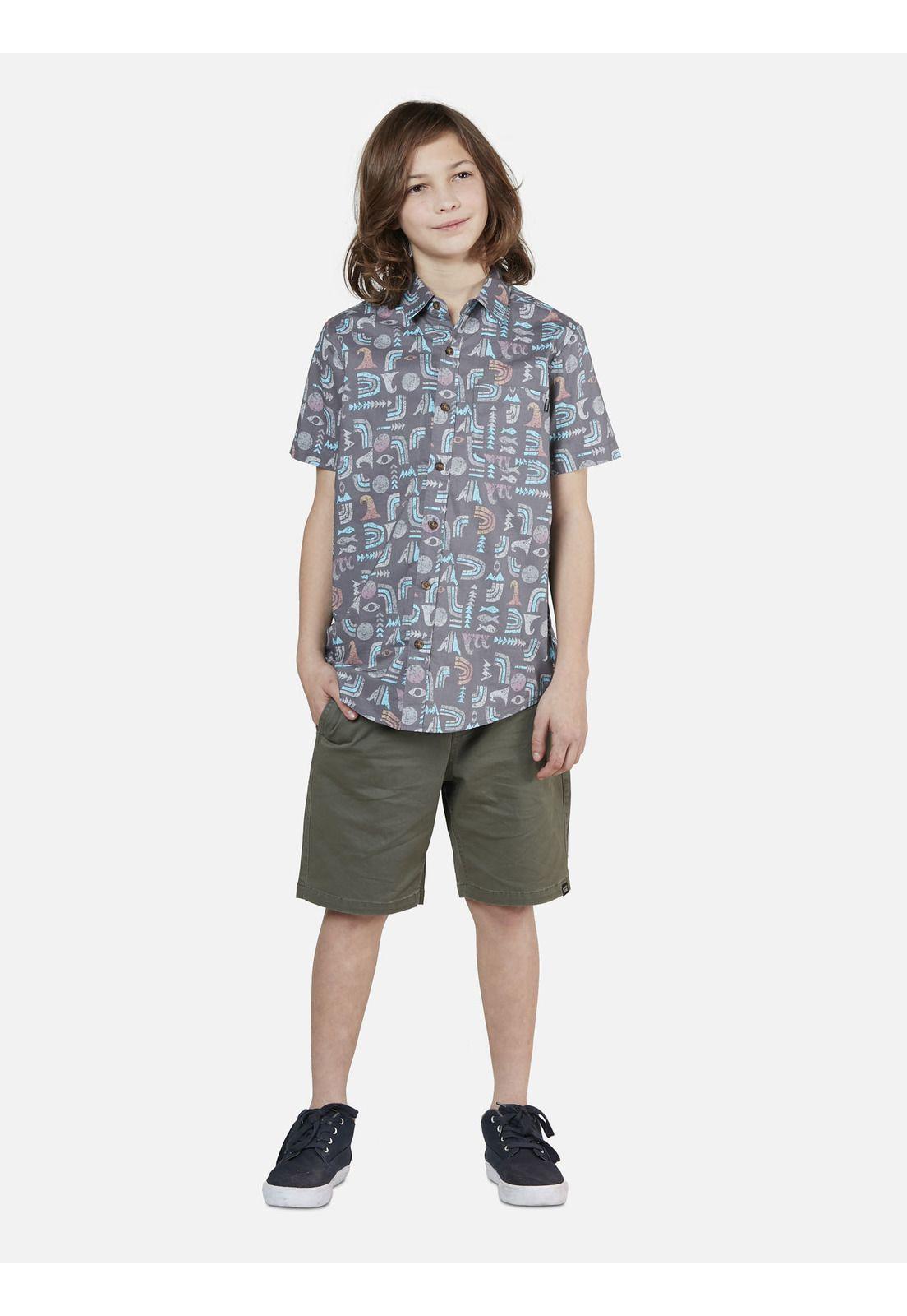 Camisa Juvenil Gris Oscuro 5C936-MV22 Maui and Sons-3