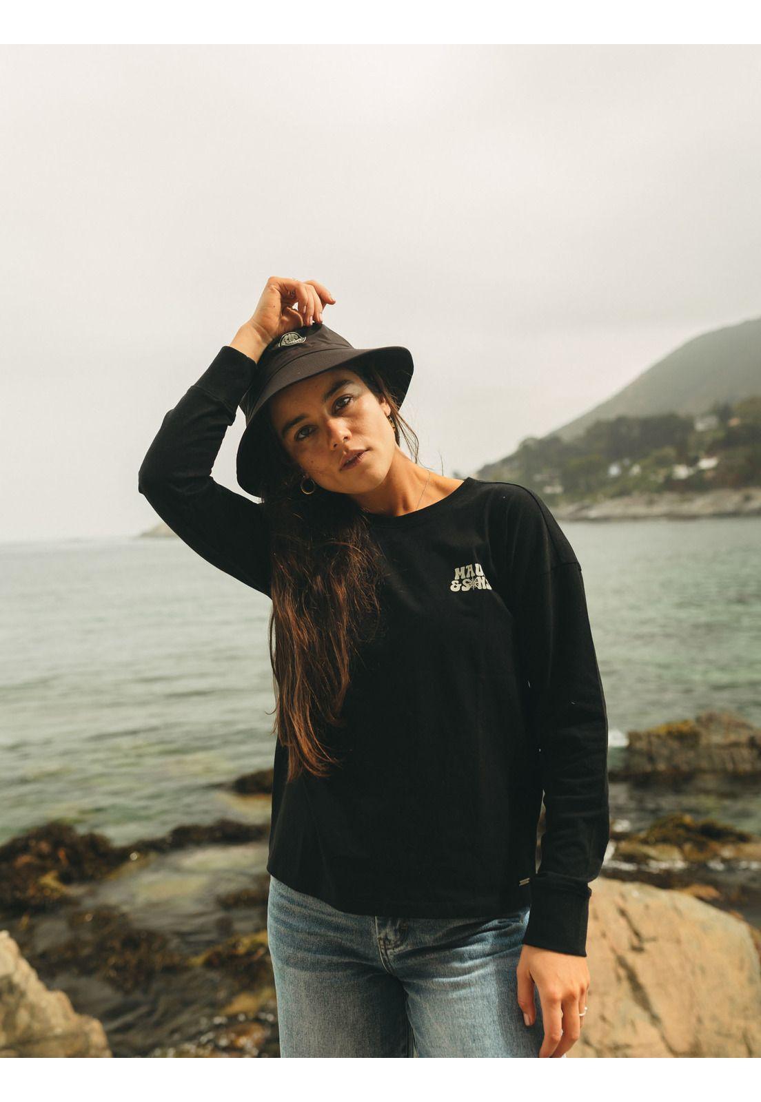 Polera ML Islandia Negro Mujer Maui And Sons-3