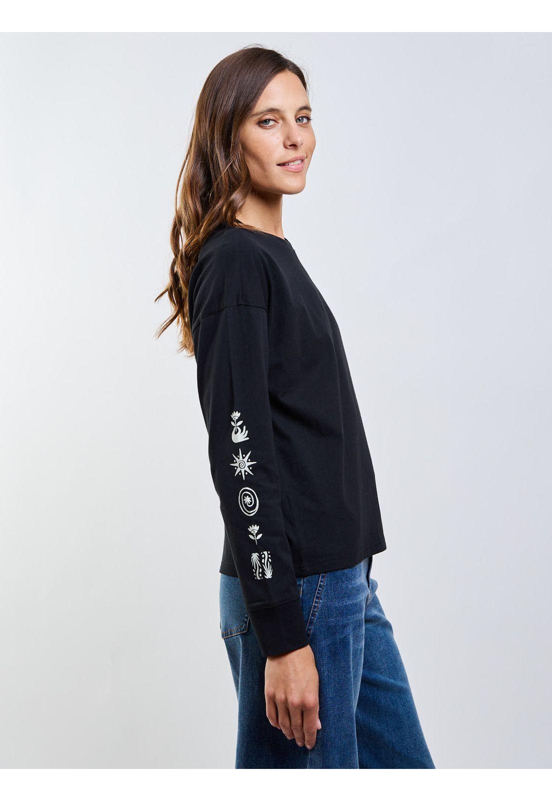 Polera ML Islandia Negro Mujer Maui And Sons-6