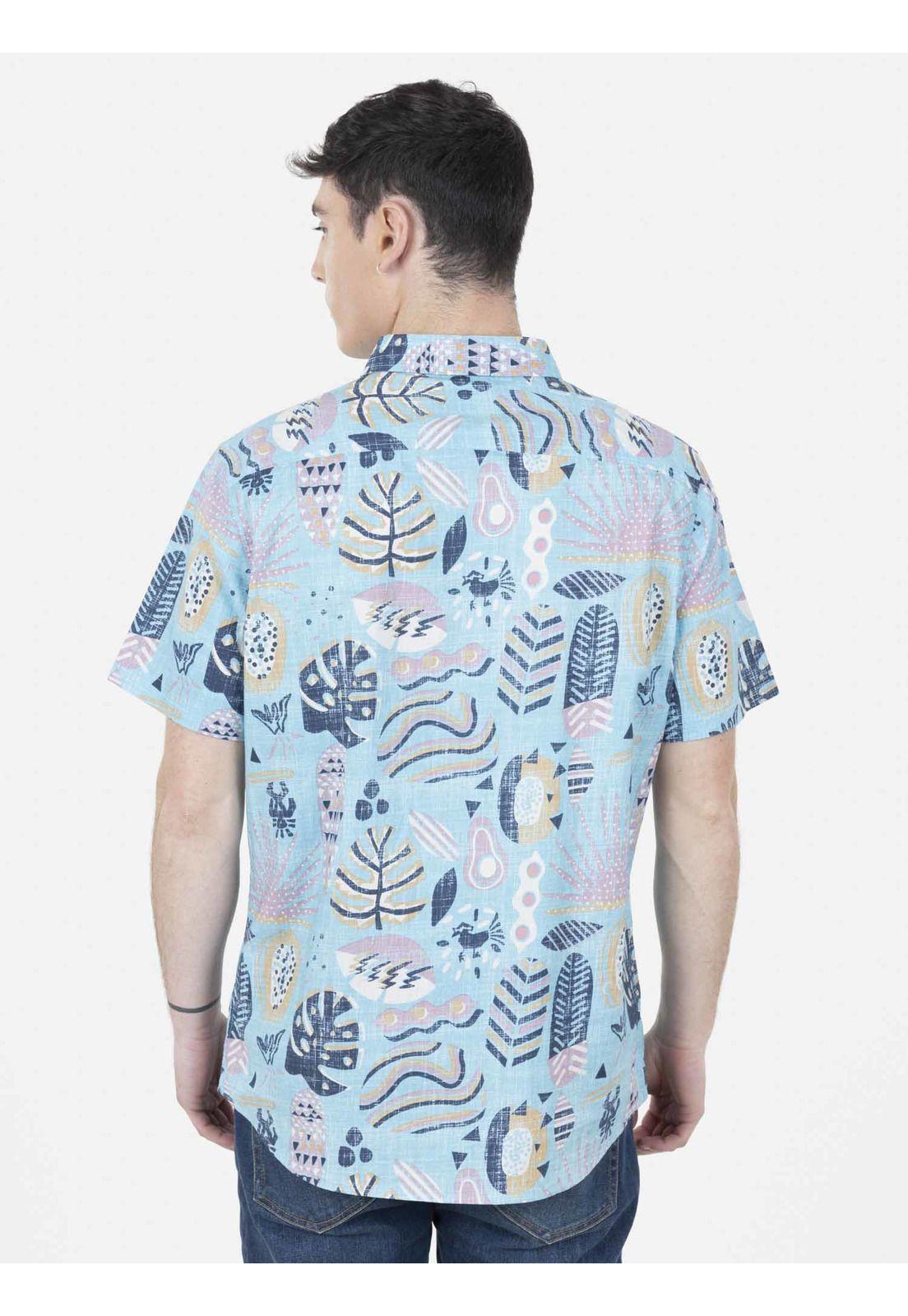 Camisa ABSTRACT SUMMER Hombre Multicolor Maui and Sons-1