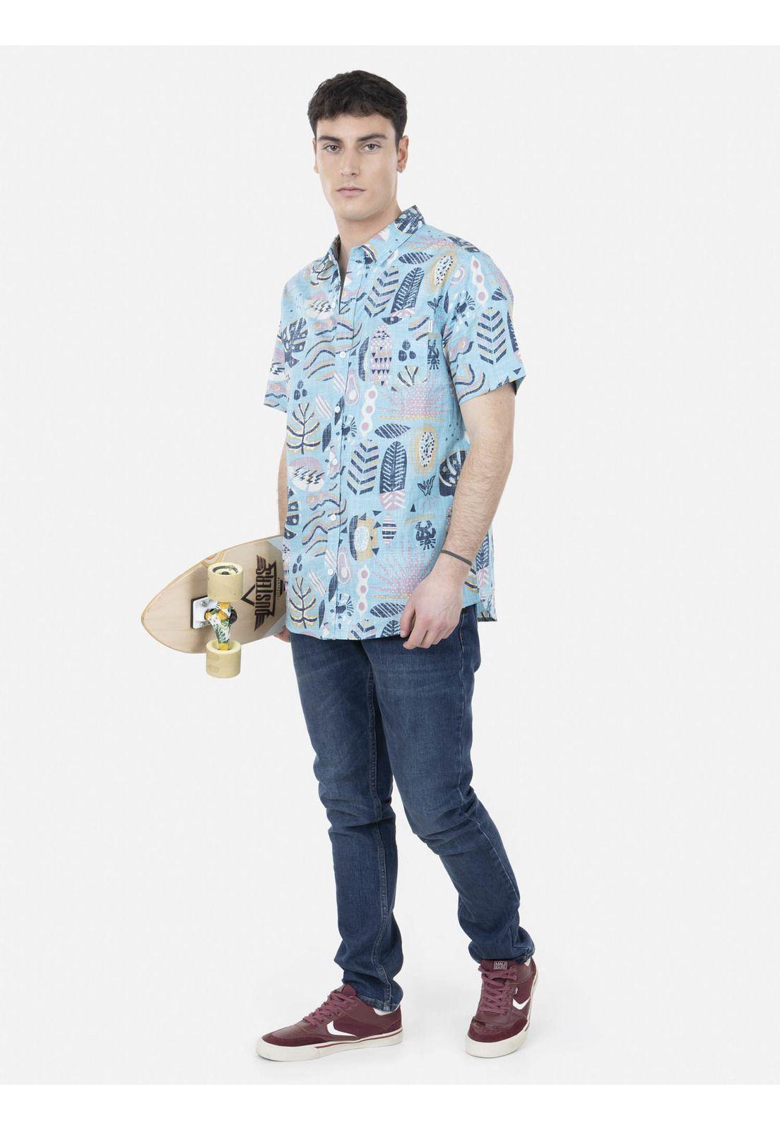 Camisa ABSTRACT SUMMER Hombre Multicolor Maui and Sons-2