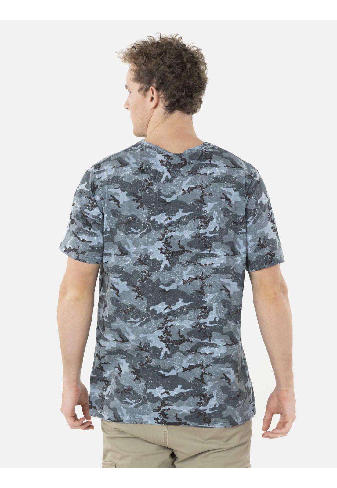Polera CAMO TEES Hombre Gris Maui and Sons-1
