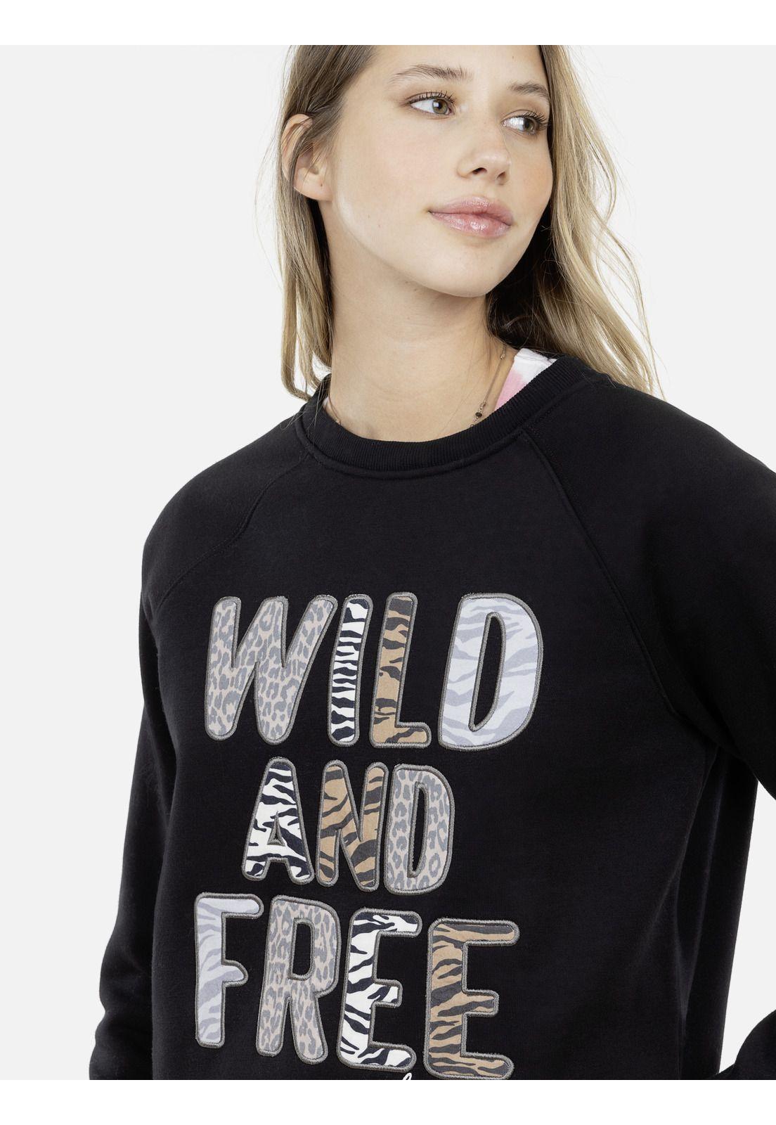 Poleron Mujer 5O224-WI21 Negro Maui and Sons-2