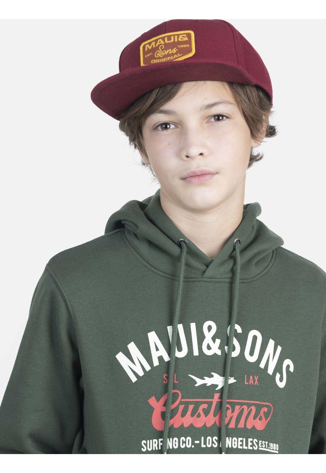 Poleron Juvenil 5O1062 Verde Maui and Sons-2