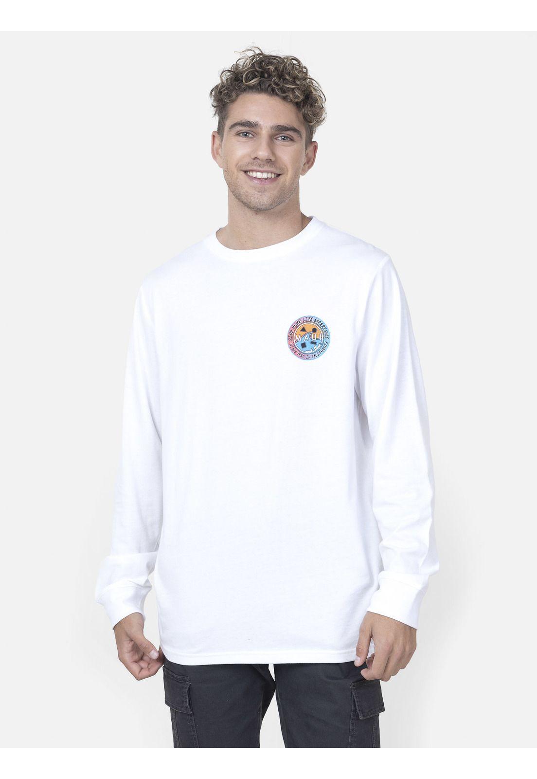 Polera Hombre 5P1233-MI22 Blanco Maui and Sons-0