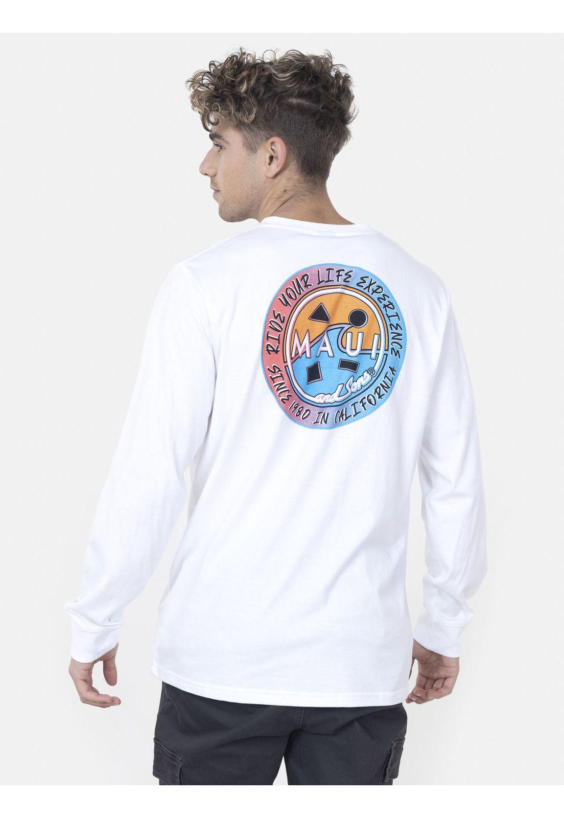 Polera Hombre 5P1233-MI22 Blanco Maui and Sons-1