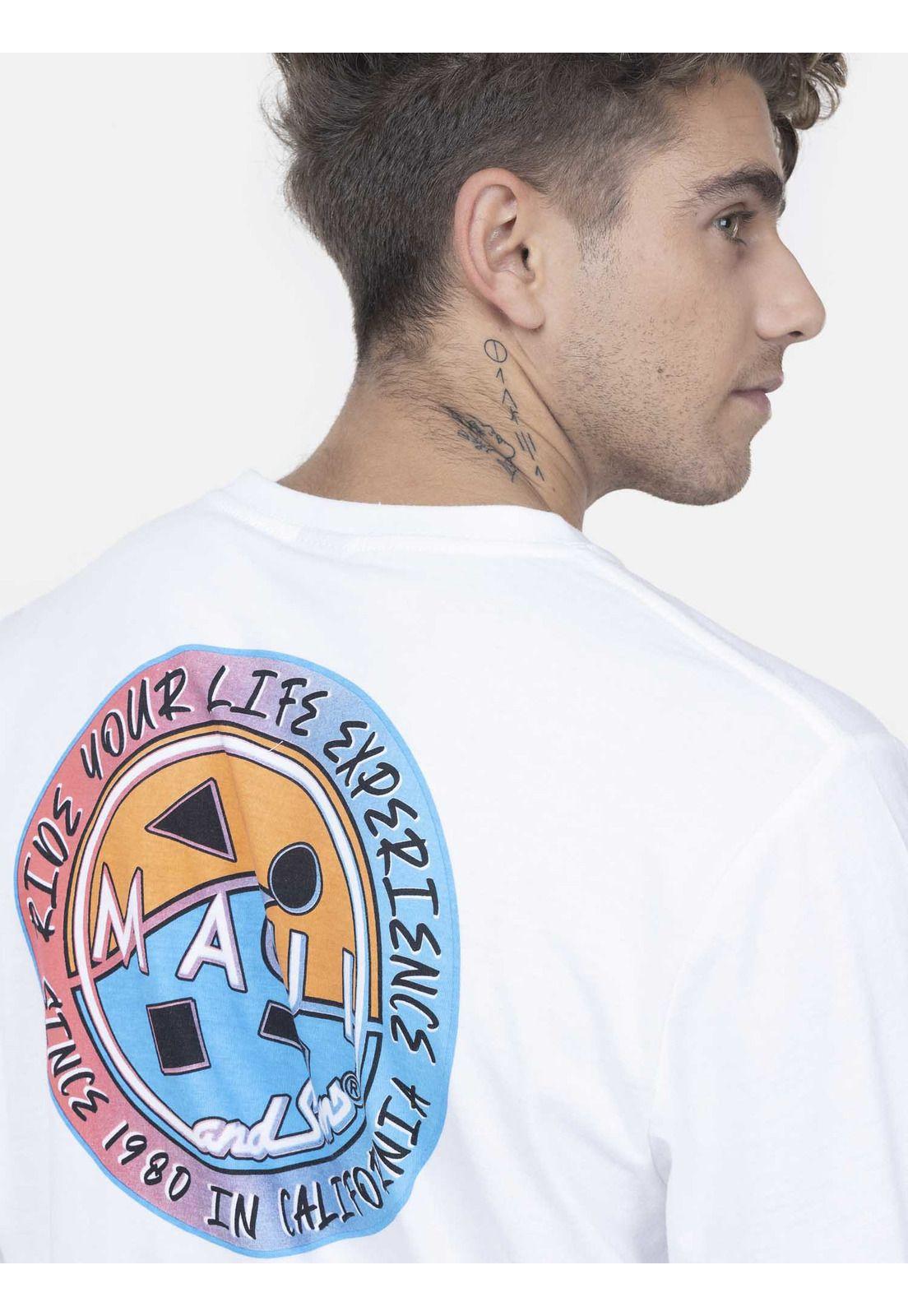 Polera Hombre 5P1233-MI22 Blanco Maui and Sons-2