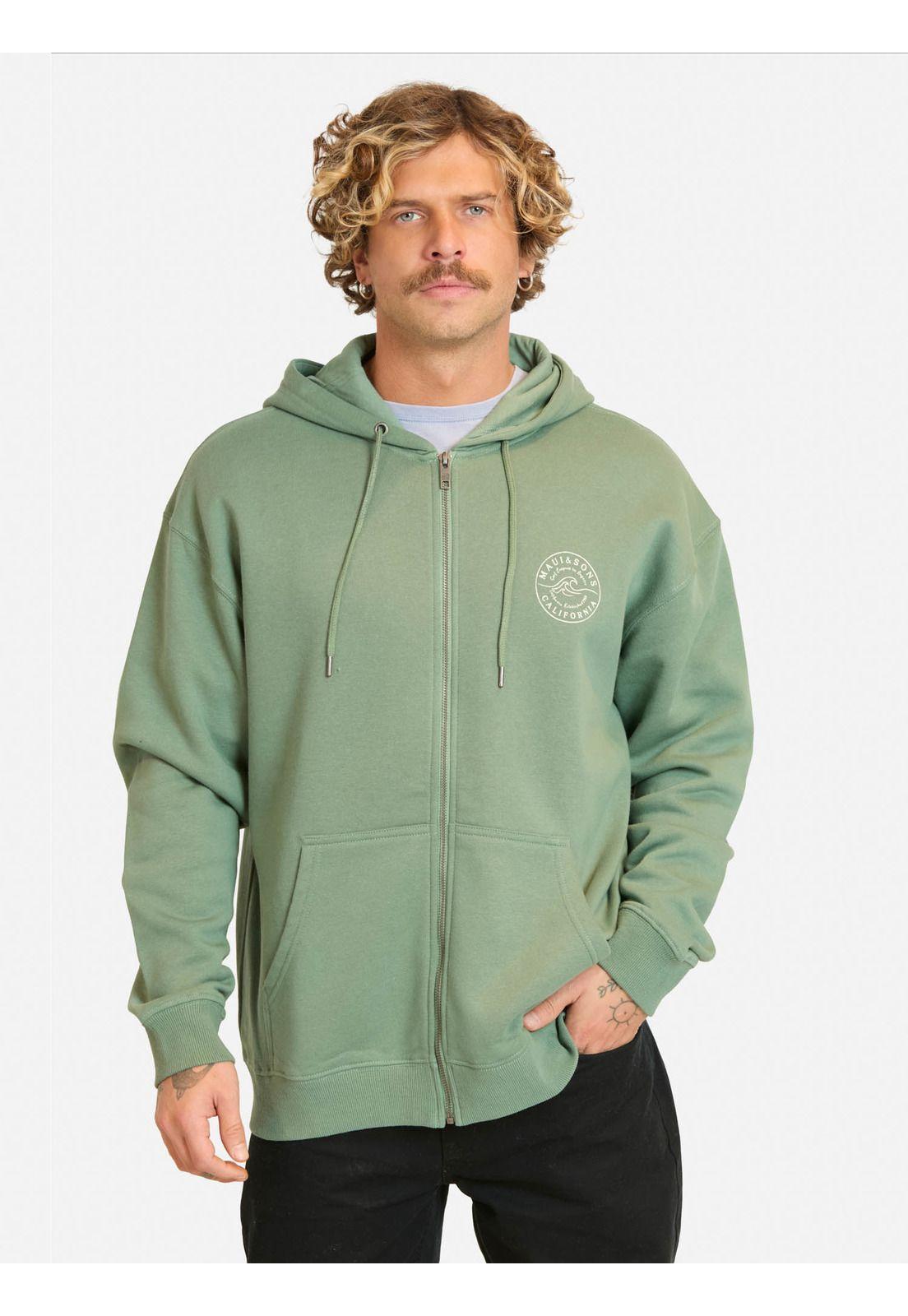 Poleron FZ Marea Verde Hombre Maui And Sons-0