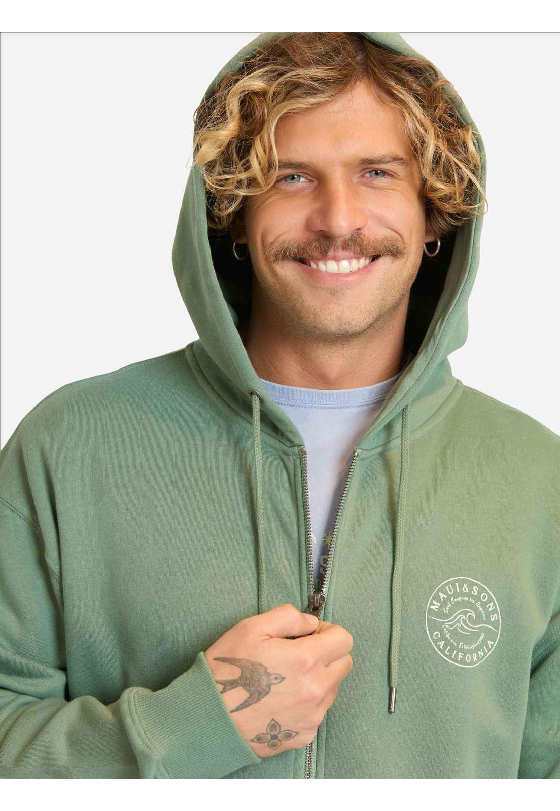 Poleron FZ Marea Verde Hombre Maui And Sons-2