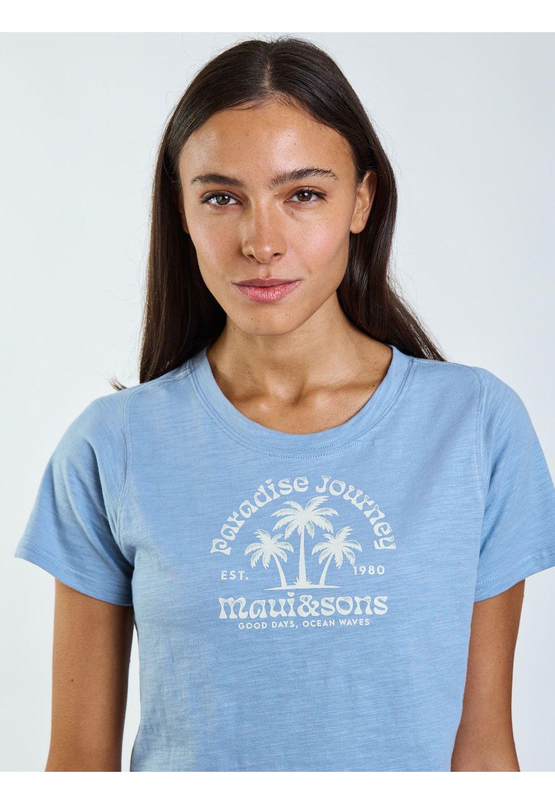 Polera MC Duna Azul Mujer Maui and Sons-3