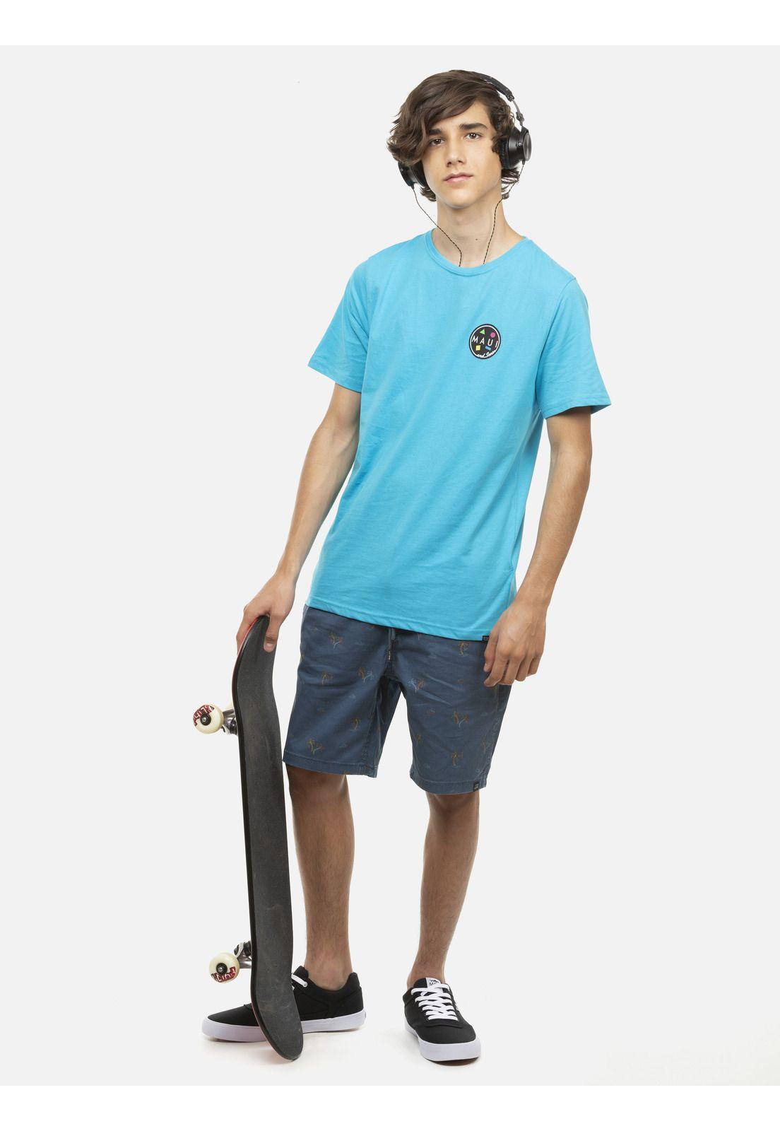 Polera Juvenil Celeste Maui and Sons 5P319-MV19-3