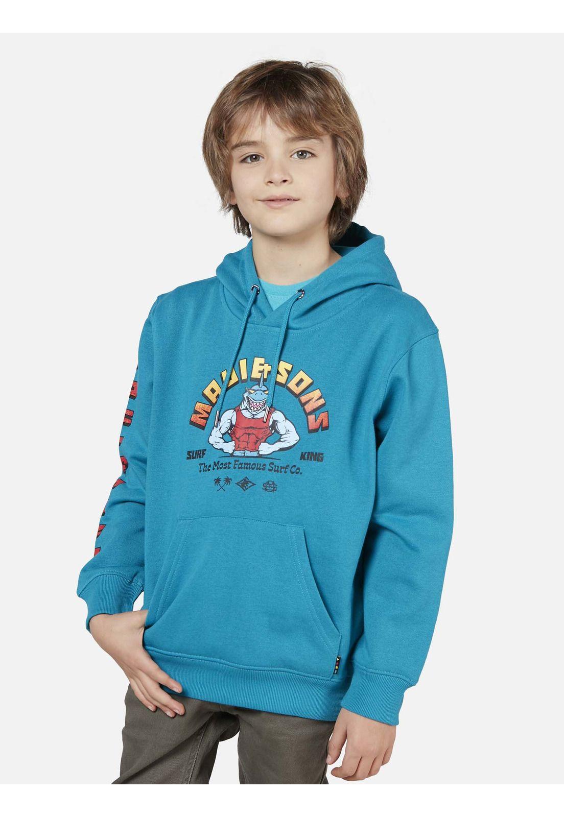 Polerón Canguro Niño Verde 5O742-KV22 Maui and Sons-0