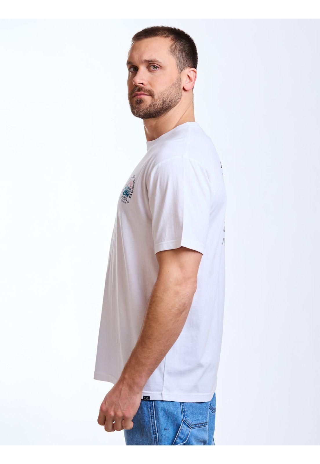 Polera MC Malibu Blanco Hombre Maui and Sons-2