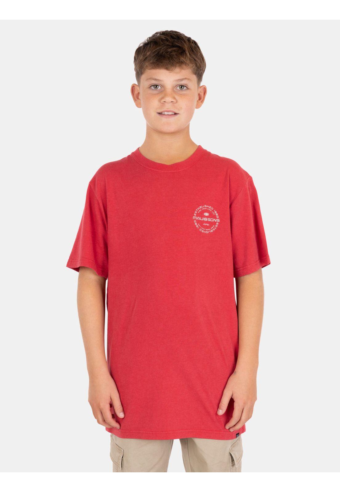 Polera MC KickRide Rojo Infantil Maui And Sons-0