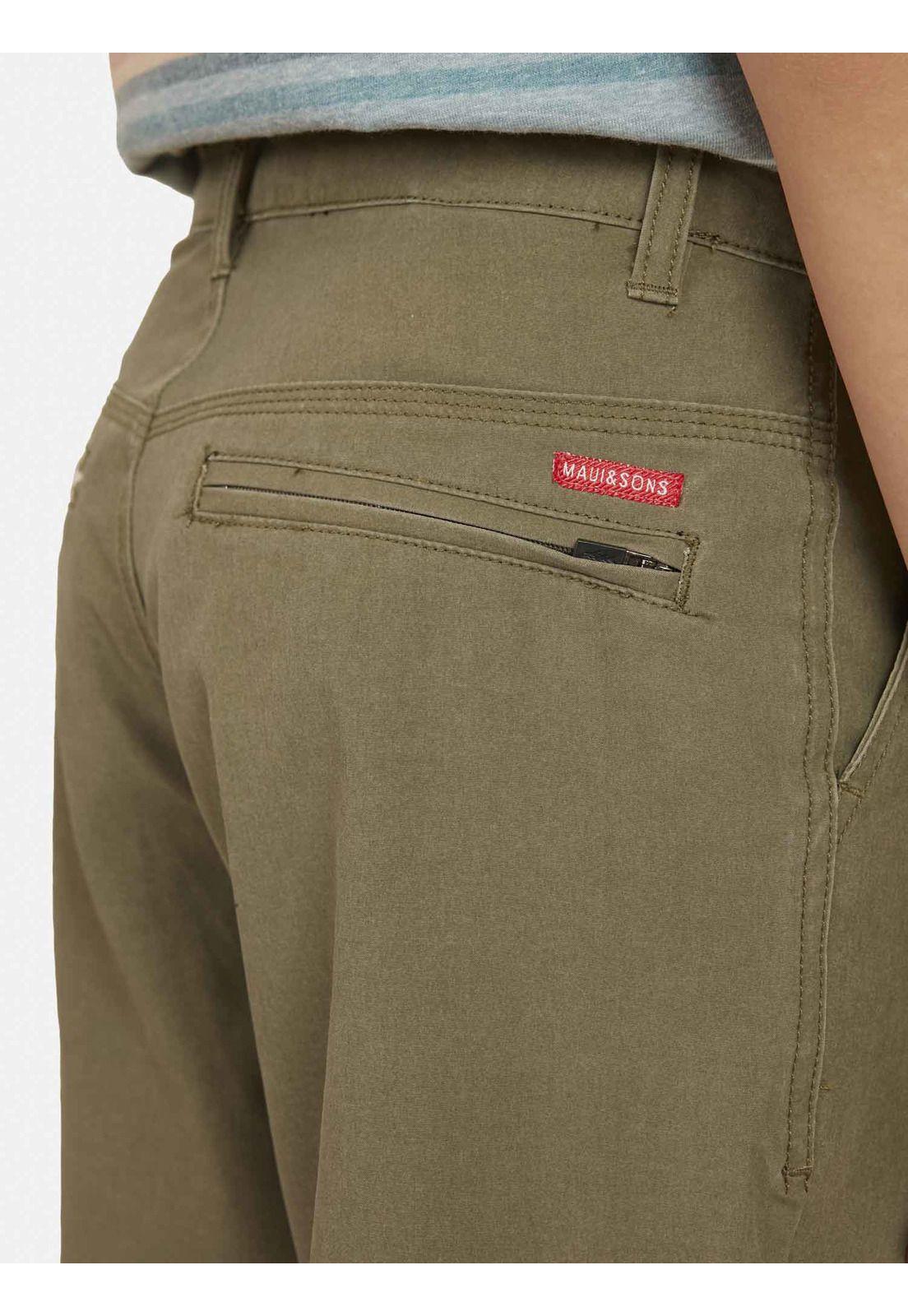 Hibrido CHINO FIT CLASSIC Niño Verde Maui And Sons-2