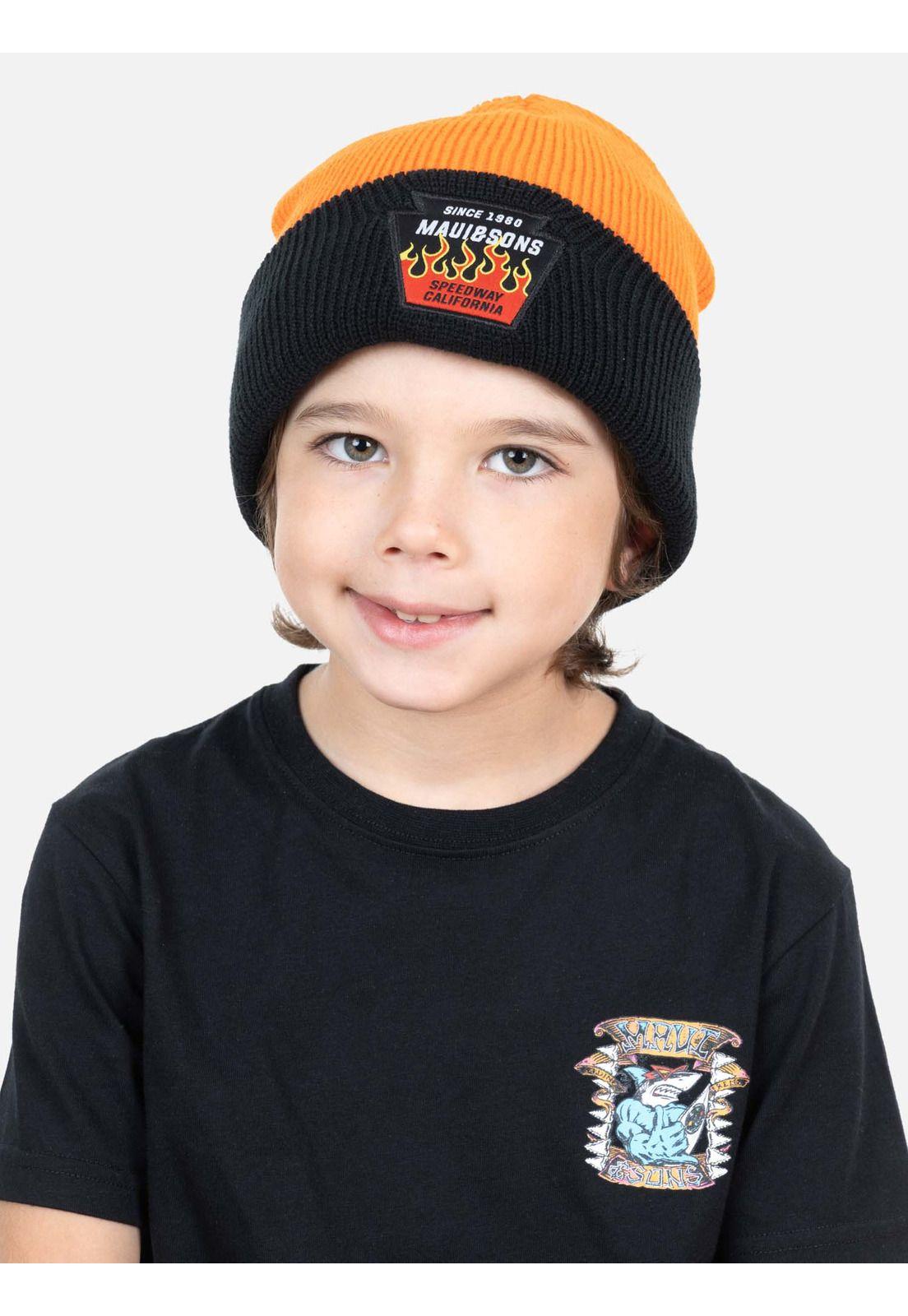 Gorro Astral Naranjo Infantil Maui And Sons-0