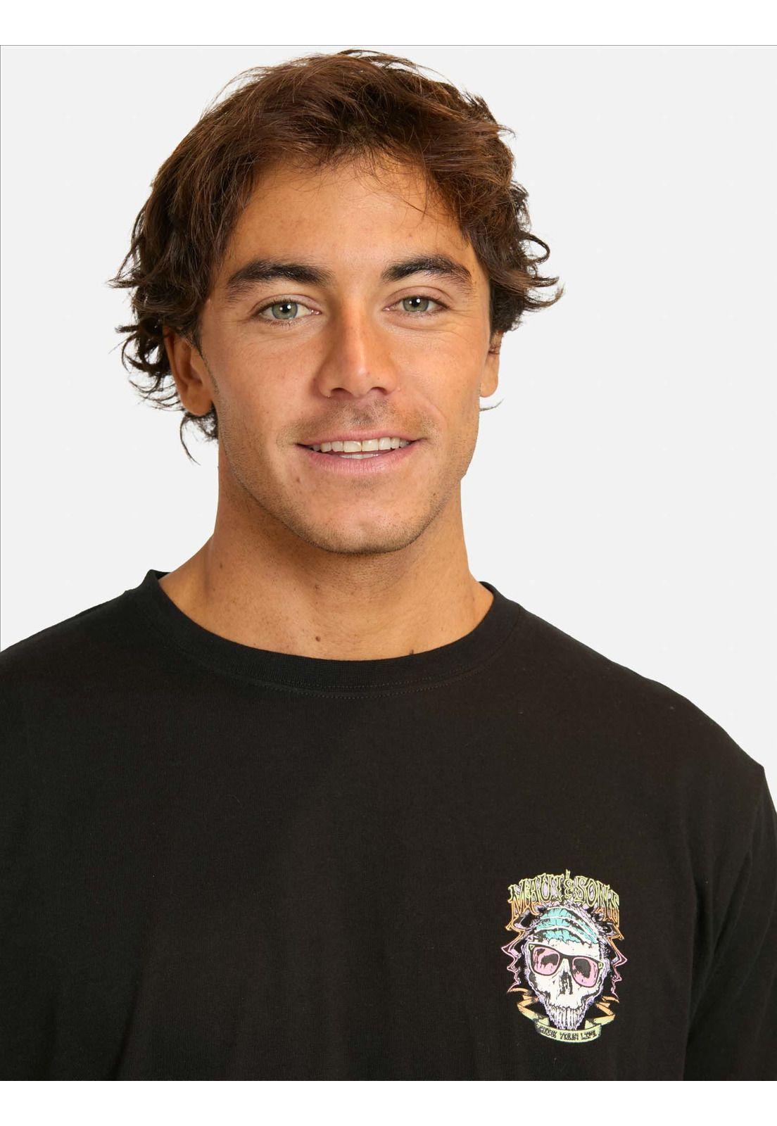 Polera MC Letulia Negro Hombre Maui And Sons-2
